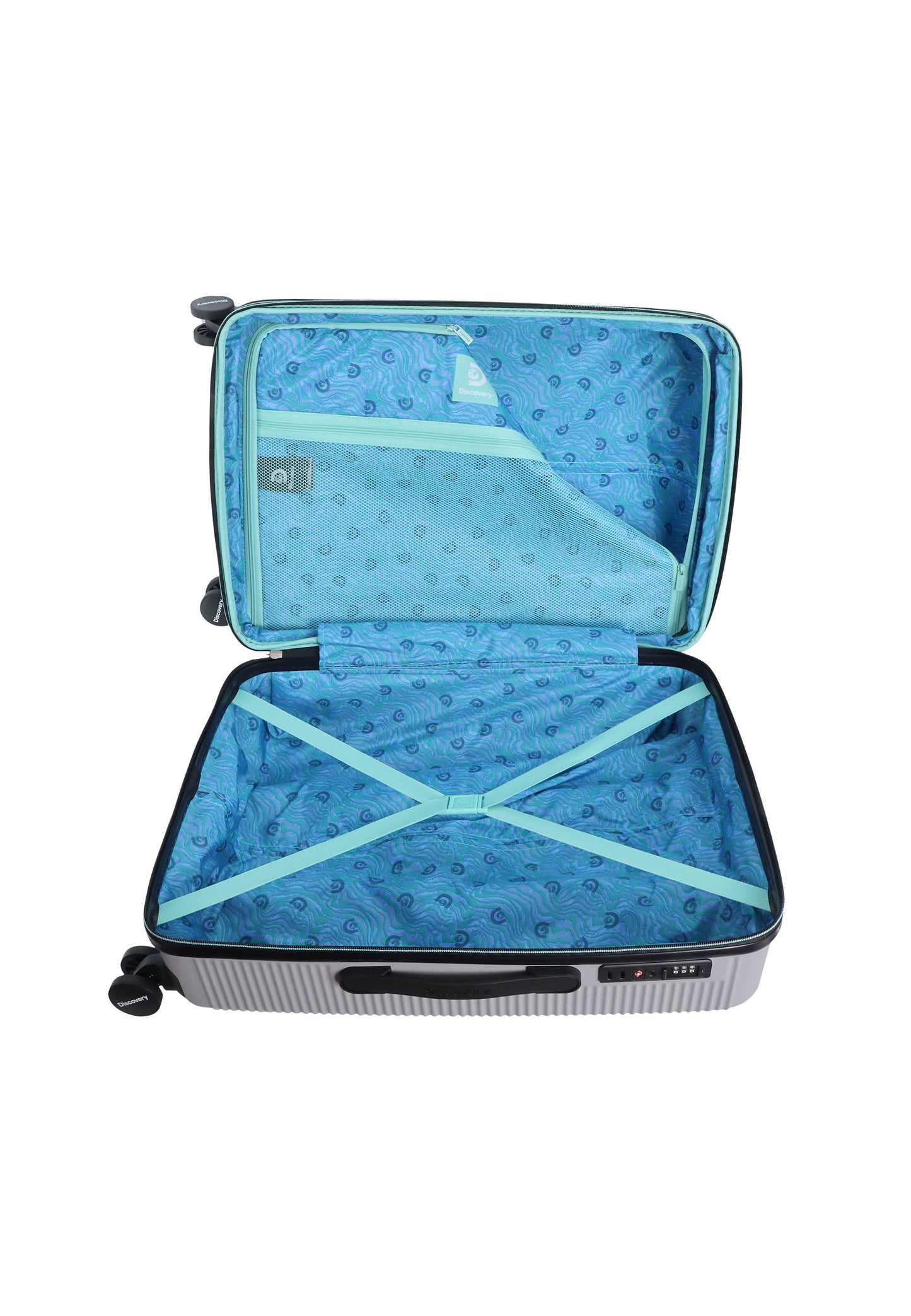 Discovery - Eclipse | Hartschalenkoffer / Trolley / Reisekoffer - M - 68+7 Liter - Grau