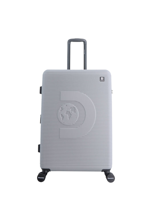 Discovery - Eclipse | Hartschalenkoffer / Trolley / Reisekoffer - L - 111 + 9 Liter - Liter Grau