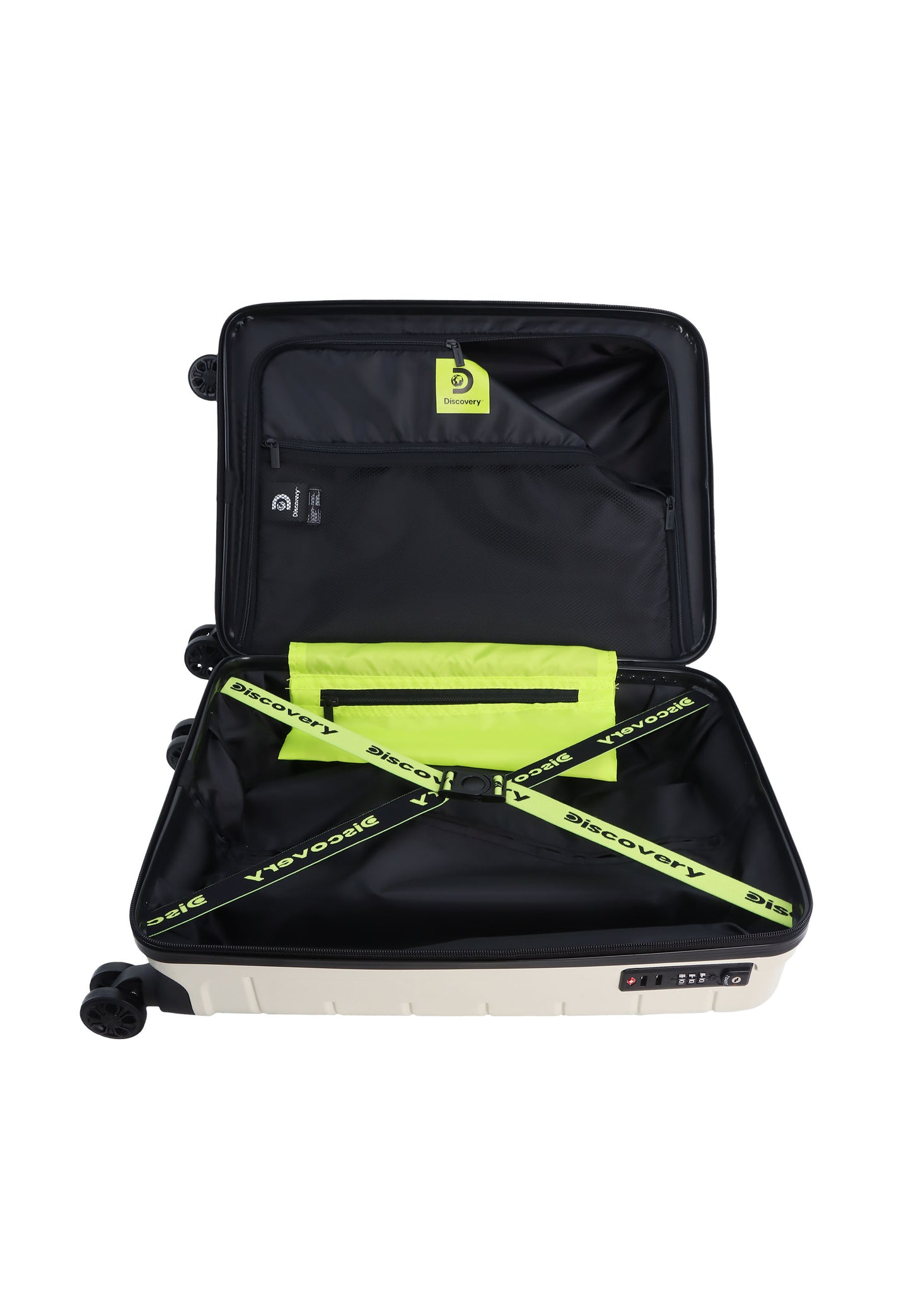 Discovery - Skyward | Handgepäck / Hartschalenkoffer / Trolley / Reisekoffer - 55 cm - S - Weiß