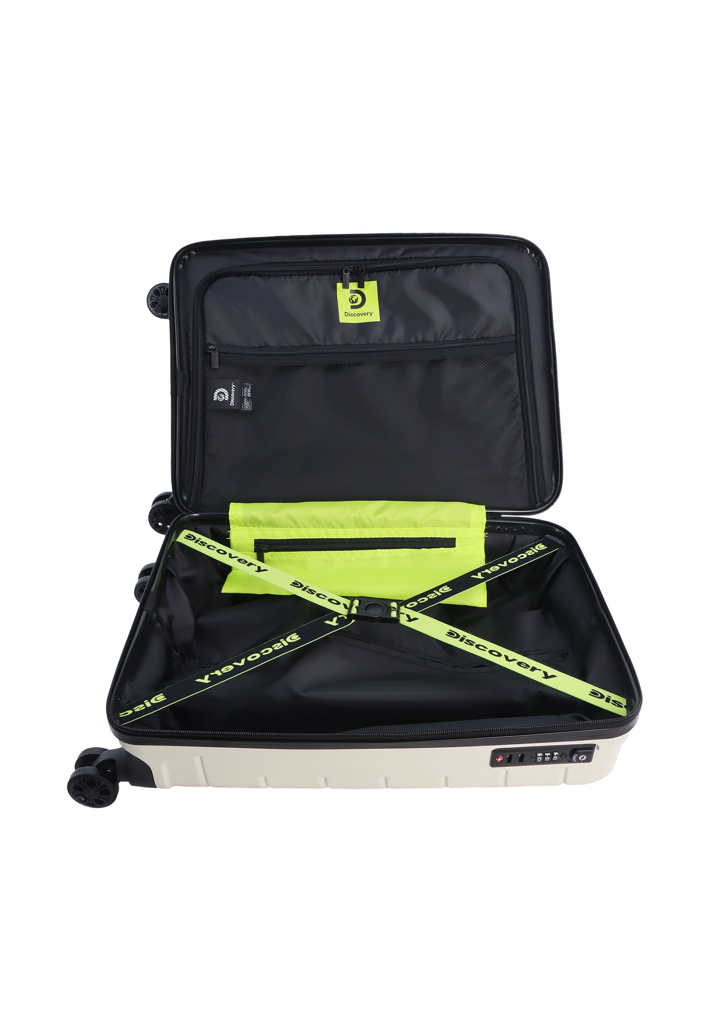 Discovery - Skyward | Handgepäck / Hartschalenkoffer / Trolley / Reisekoffer - 55 cm - S - Weiß