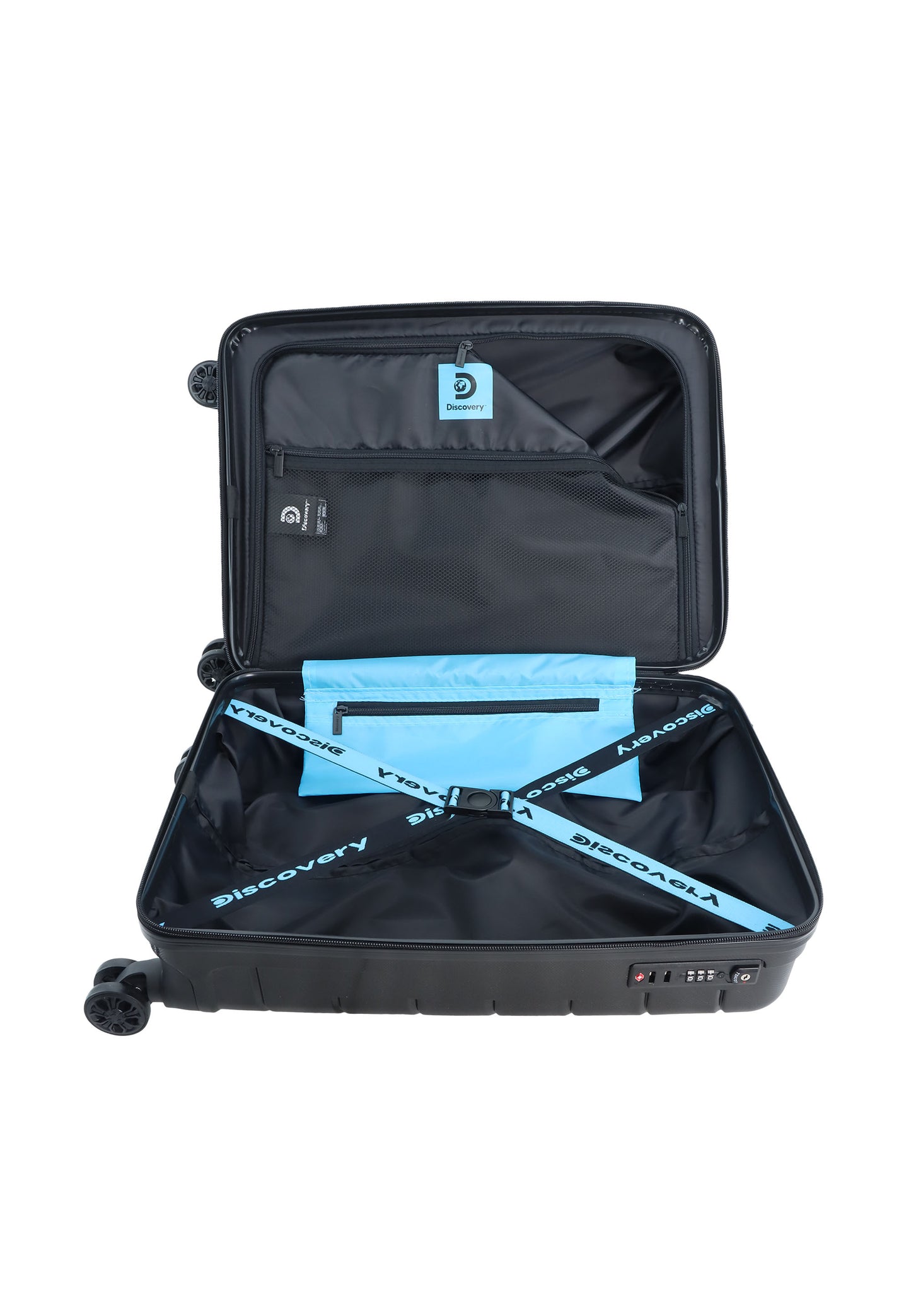 Discovery - Skyward | Handgepäck / Hartschalenkoffer / Trolley / Reisekoffer - 55 cm - S - Schwarz