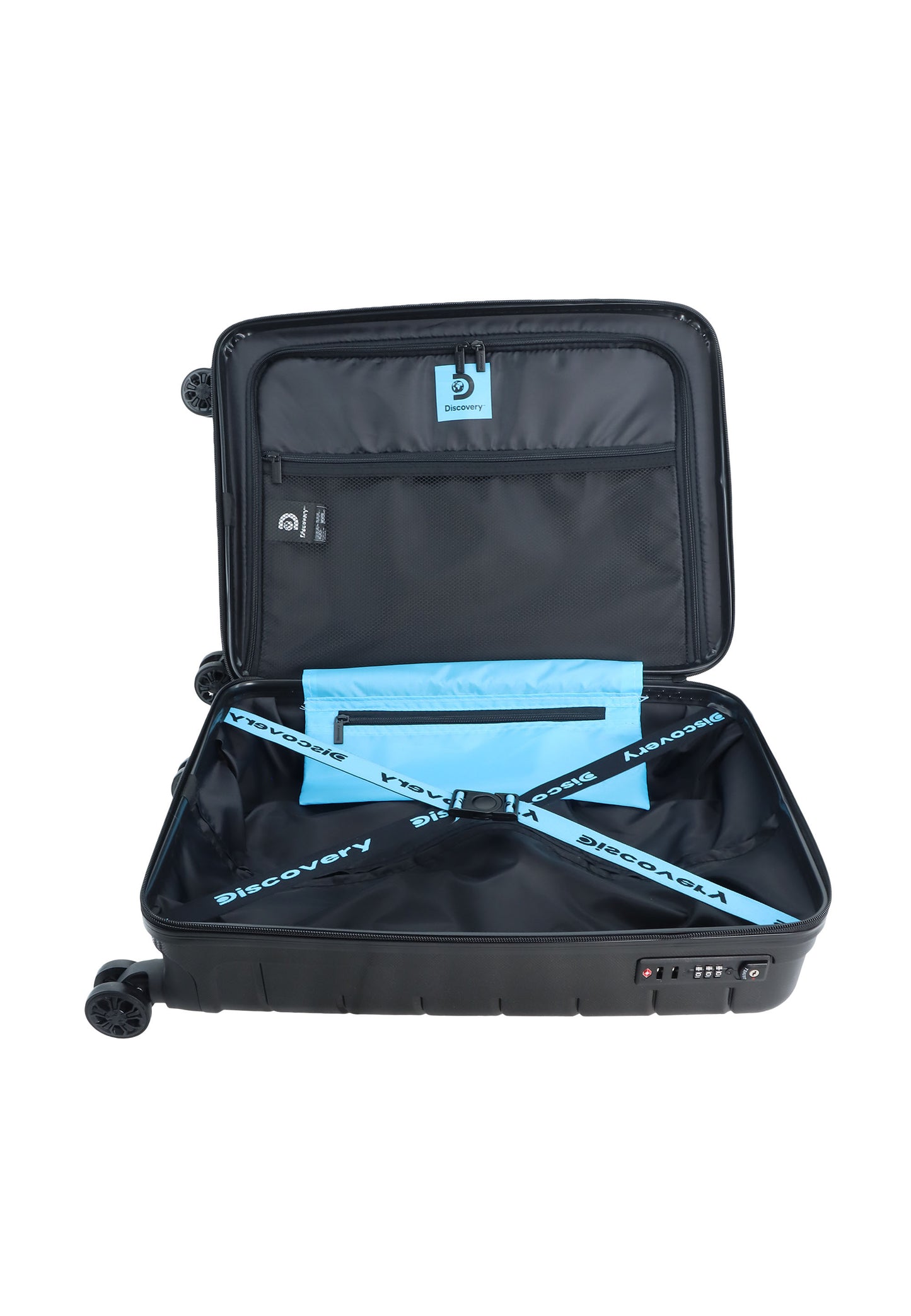 Discovery - Skyward | Handgepäck / Hartschalenkoffer / Trolley / Reisekoffer - 55 cm - S - Schwarz
