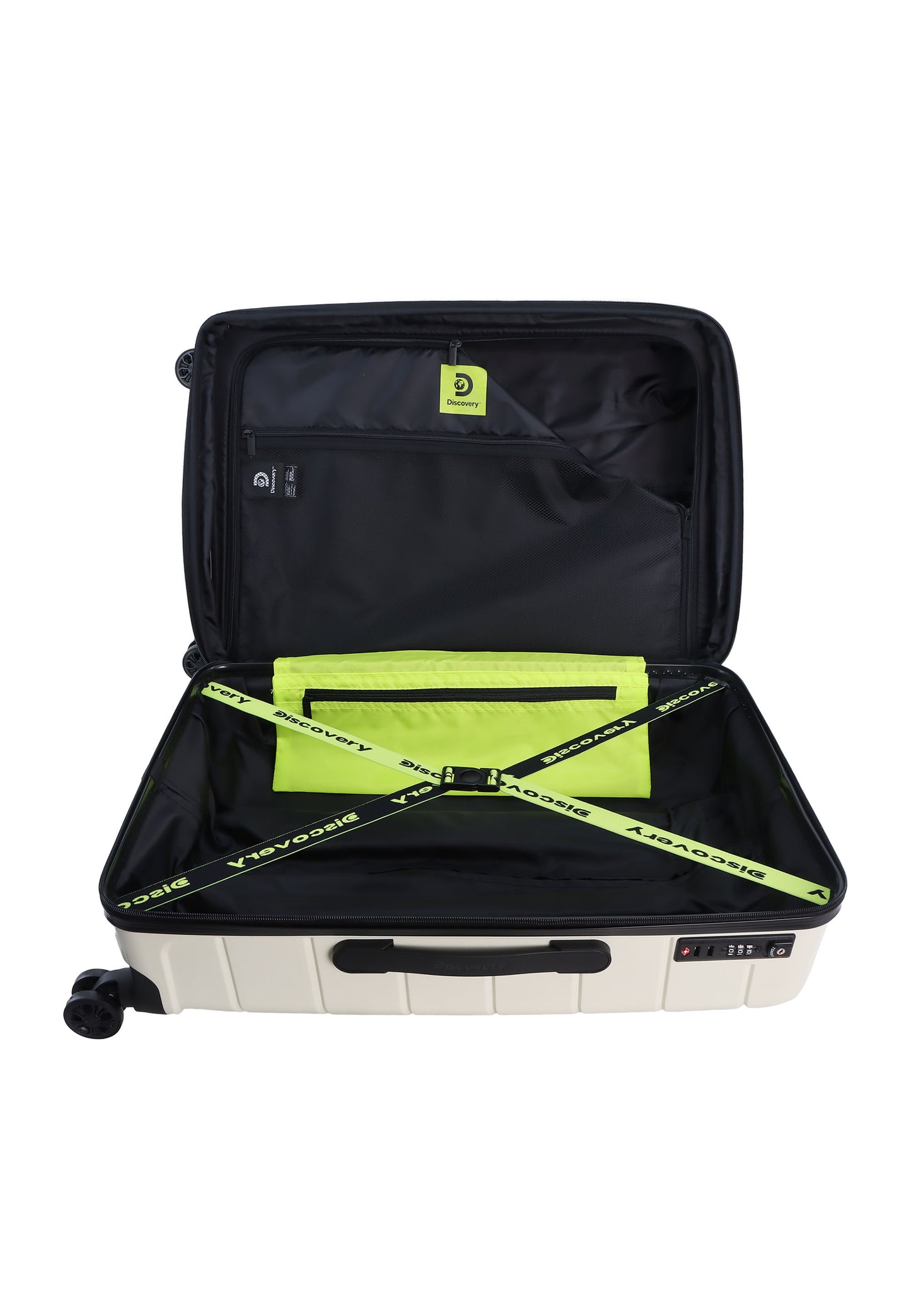 Discovery - Skyward | Hartschalenkoffer / Trolley / Reisekoffer - 65 cm - M - Weiß