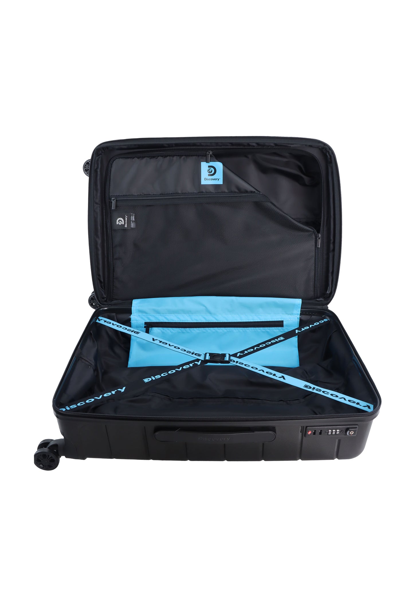 Discovery - Skyward | Hartschalenkoffer / Trolley / Reisekoffer - 65 cm - M - Schwarz