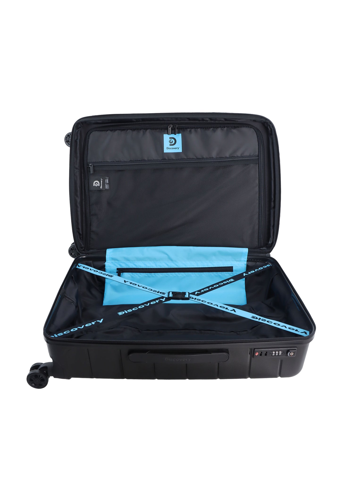 Discovery - Skyward | Hartschalenkoffer / Trolley / Reisekoffer - 65 cm - M - Schwarz