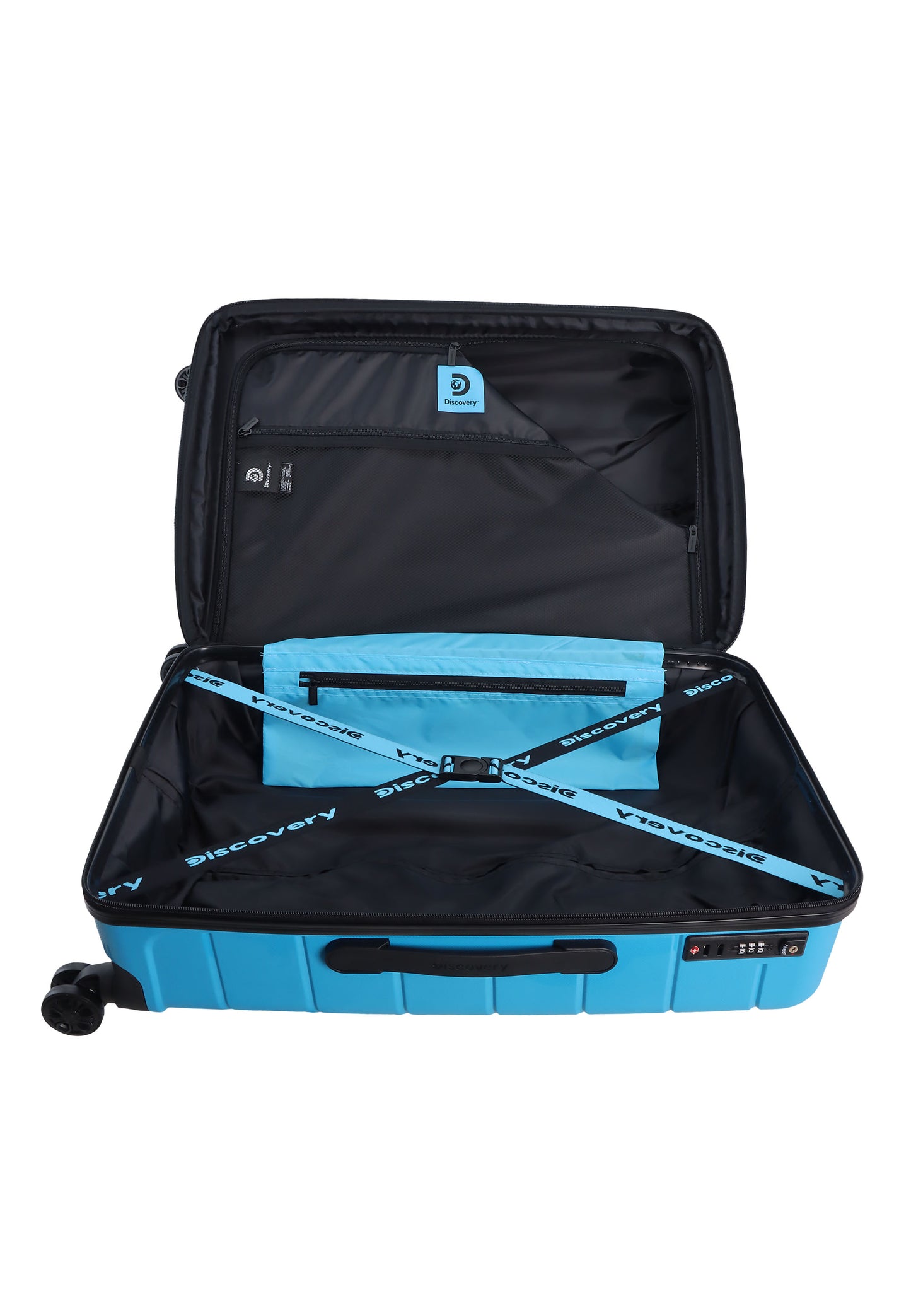 Discovery - Skyward | Hartschalenkoffer / Trolley / Reisekoffer - 65 cm - M - Blau