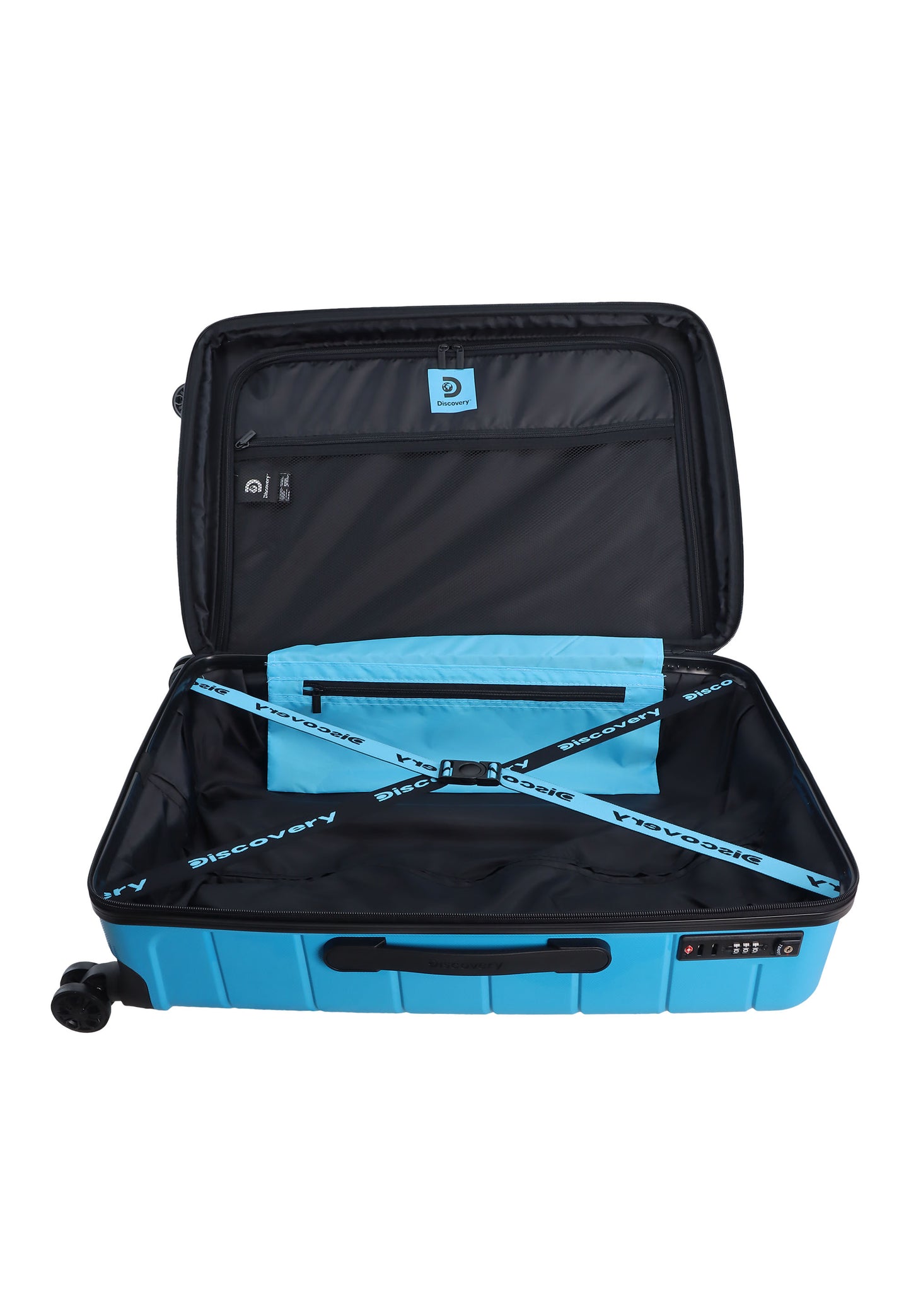 Discovery - Skyward | Hartschalenkoffer / Trolley / Reisekoffer - 65 cm - M - Blau