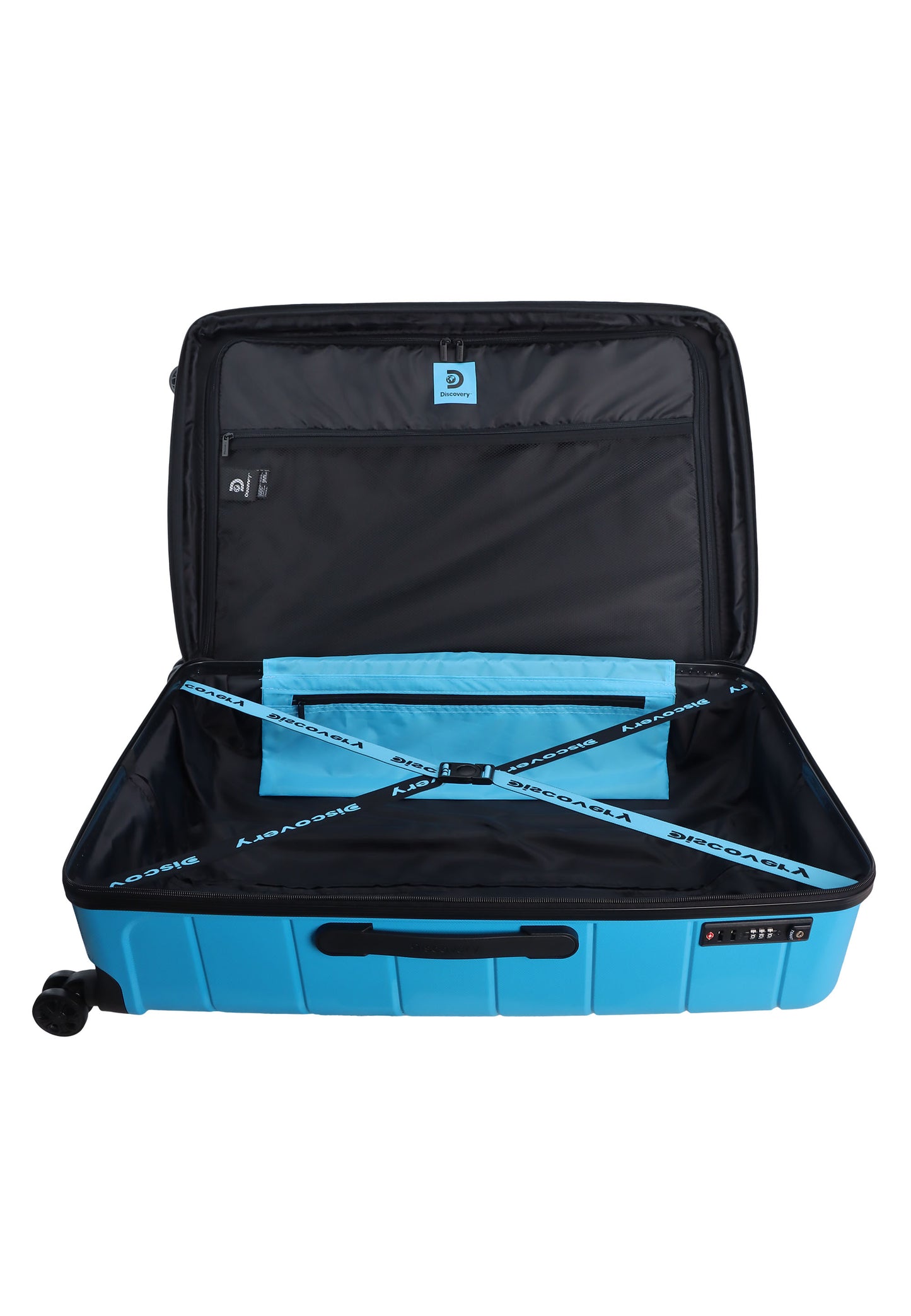 Discovery - Skyward | Hartschalenkoffer / Trolley / Reisekoffer - 75 cm - L - Blau