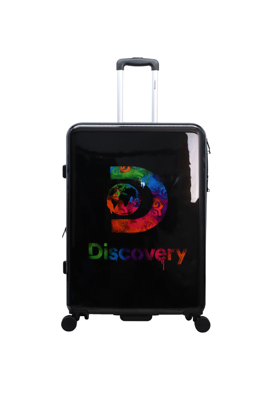 Discovery - Stencil | Hartschalenkoffer / Trolley / Reisekoffer - 77 cm - L - Schwarz