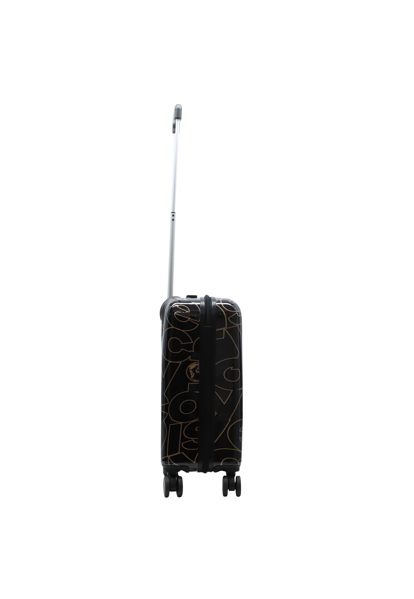 Discovery - Gold | Handgepäck / Hartschalenkoffer / Trolley / Reisekoffer mit Druck - 55 cm - S