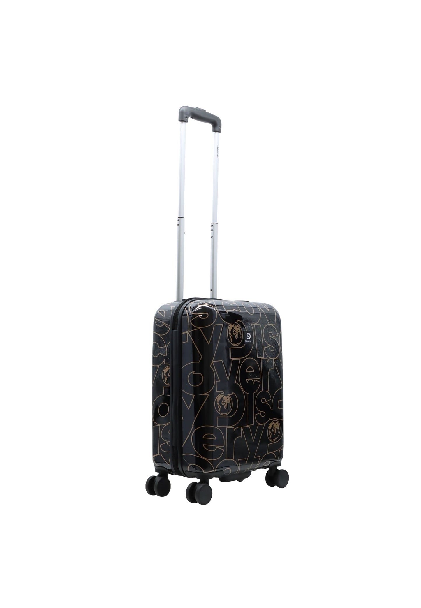 Discovery - Gold | Handgepäck / Hartschalenkoffer / Trolley / Reisekoffer mit Druck - 55 cm - S