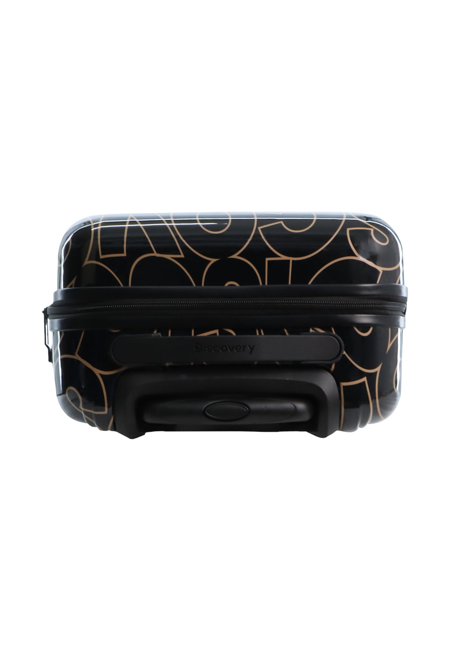 Discovery - Gold | Handgepäck / Hartschalenkoffer / Trolley / Reisekoffer mit Druck - 55 cm - S