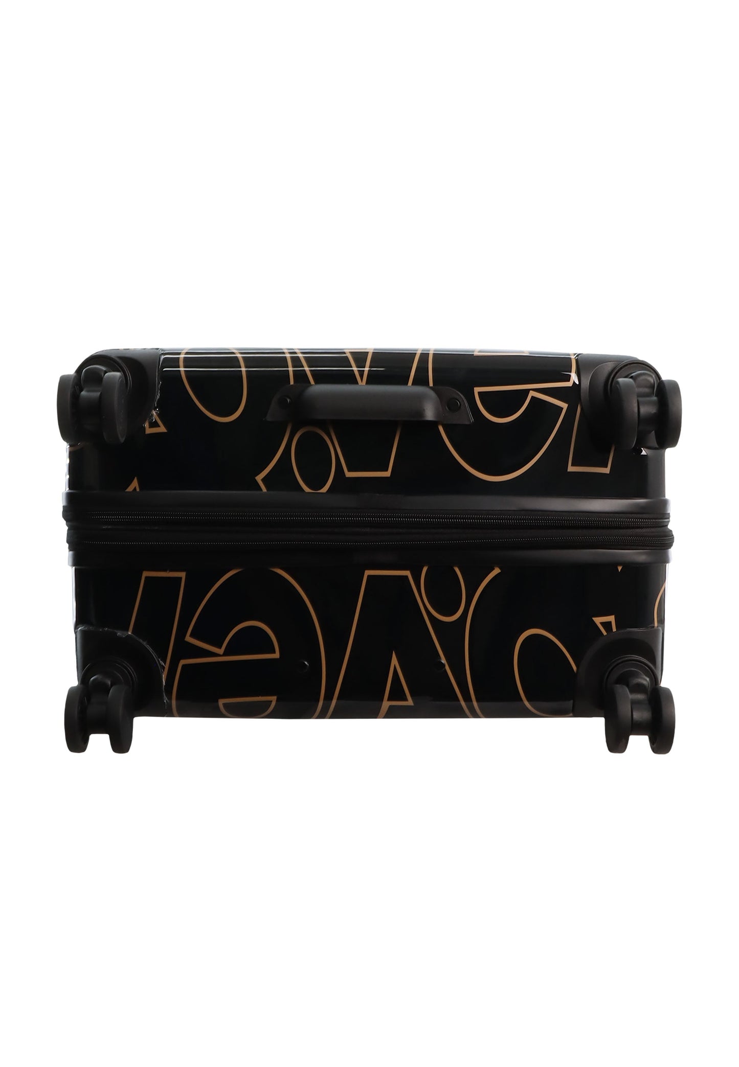 Discovery - Gold | Hartschalenkoffer / Trolley / Reisekoffer mit Druck - 77 cm - 105 Liter - L