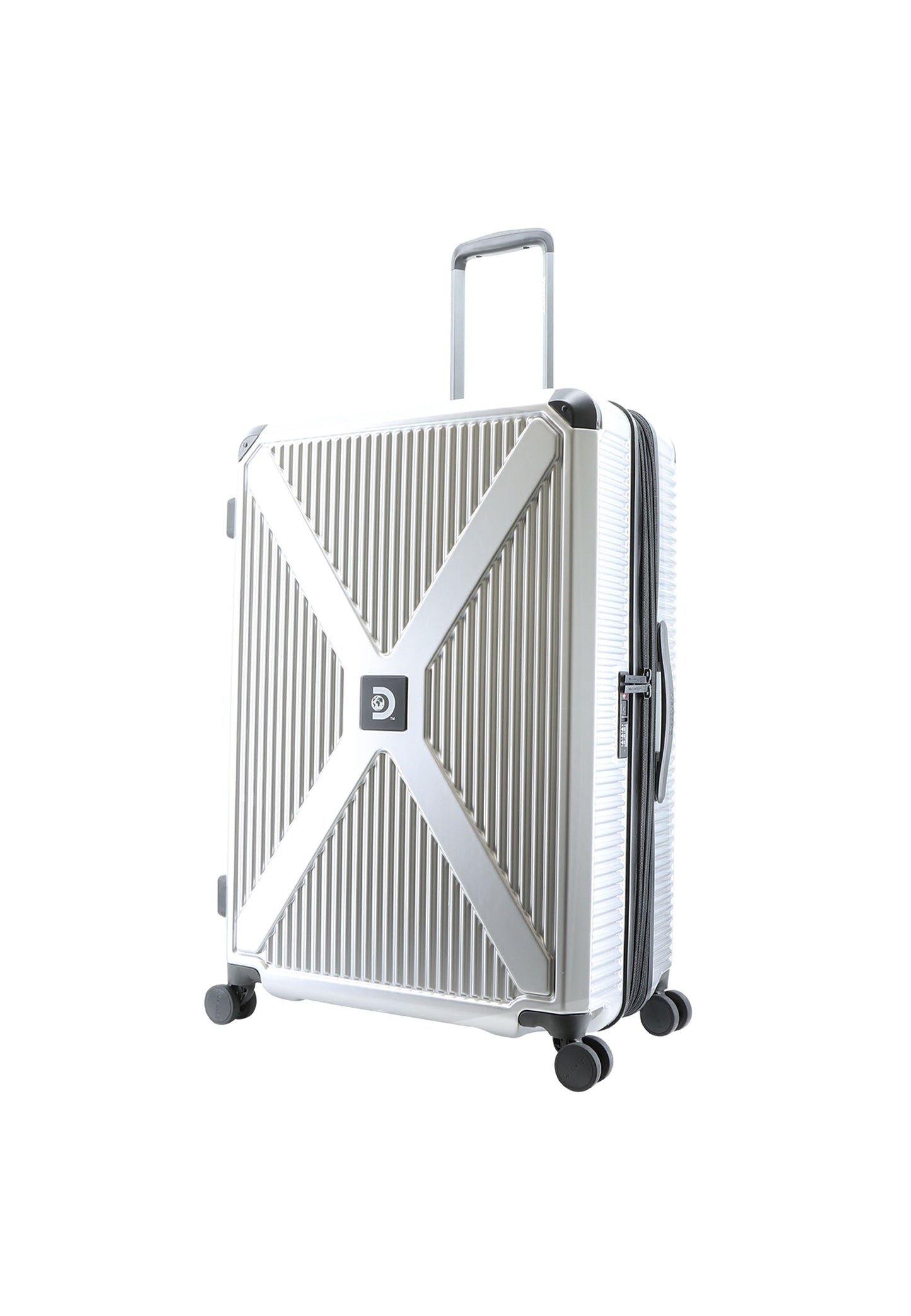 Discovery - Crossroad | Hartschalenkoffer / Trolley / Reisekoffer - M - Silber