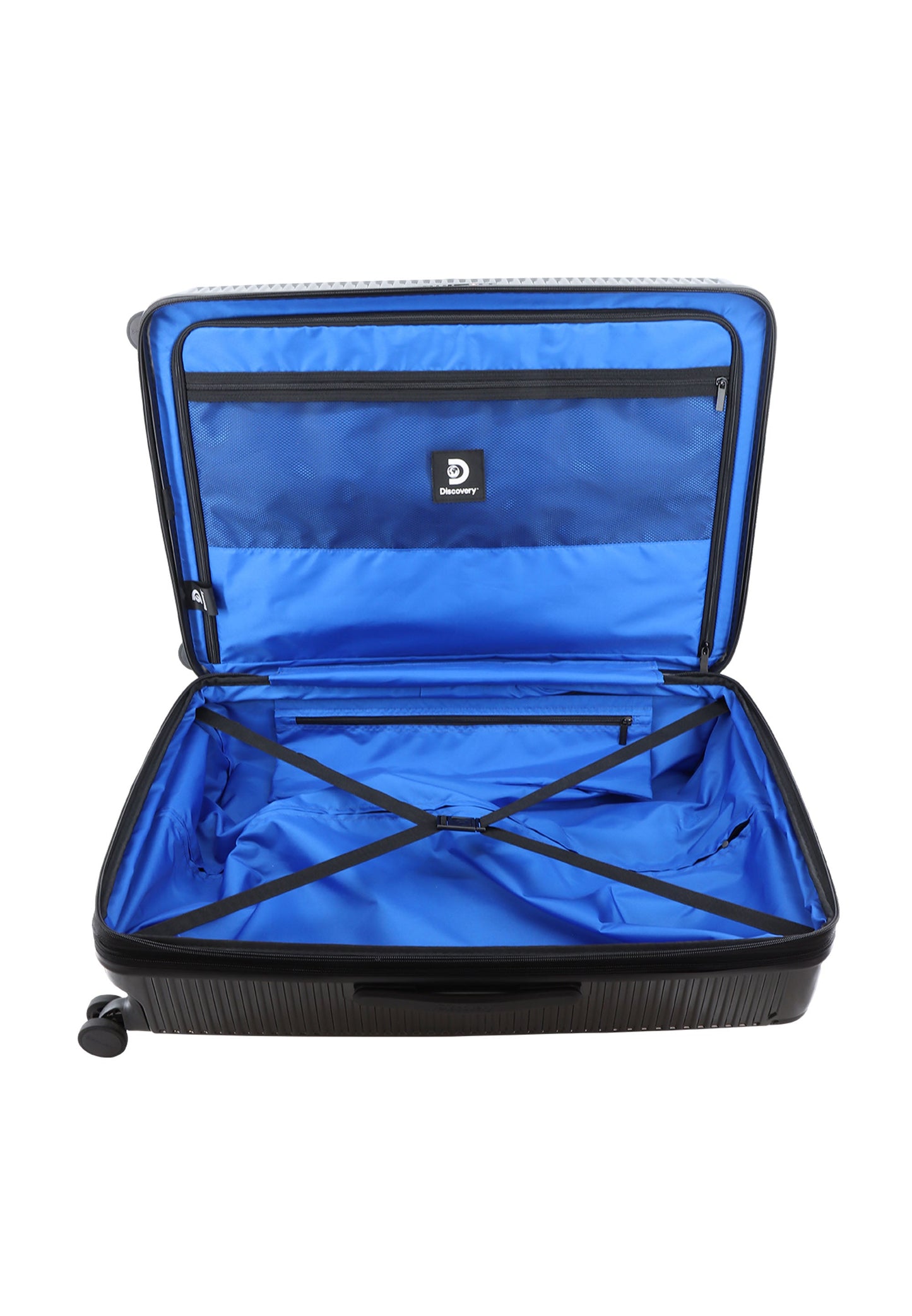 Discovery - Crossroad | Hartschalenkoffer-Set 3-teilig / Trolley-Set / Reisekoffer-Set - (S/M/L) - Schwarz