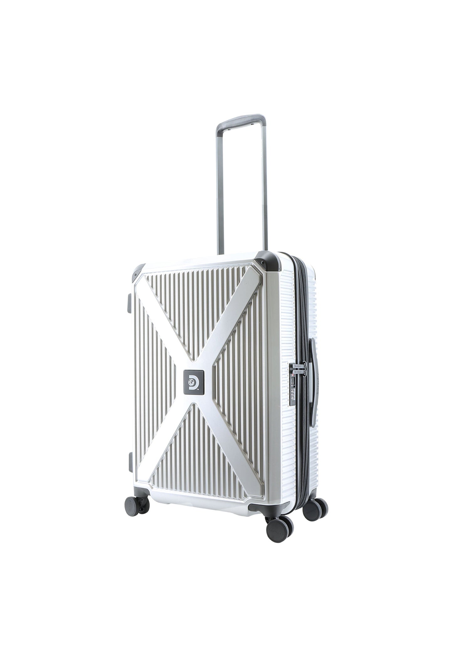 Discovery - Crossroad | Hartschalenkoffer / Trolley / Reisekoffer - L - 118 liter - Silber