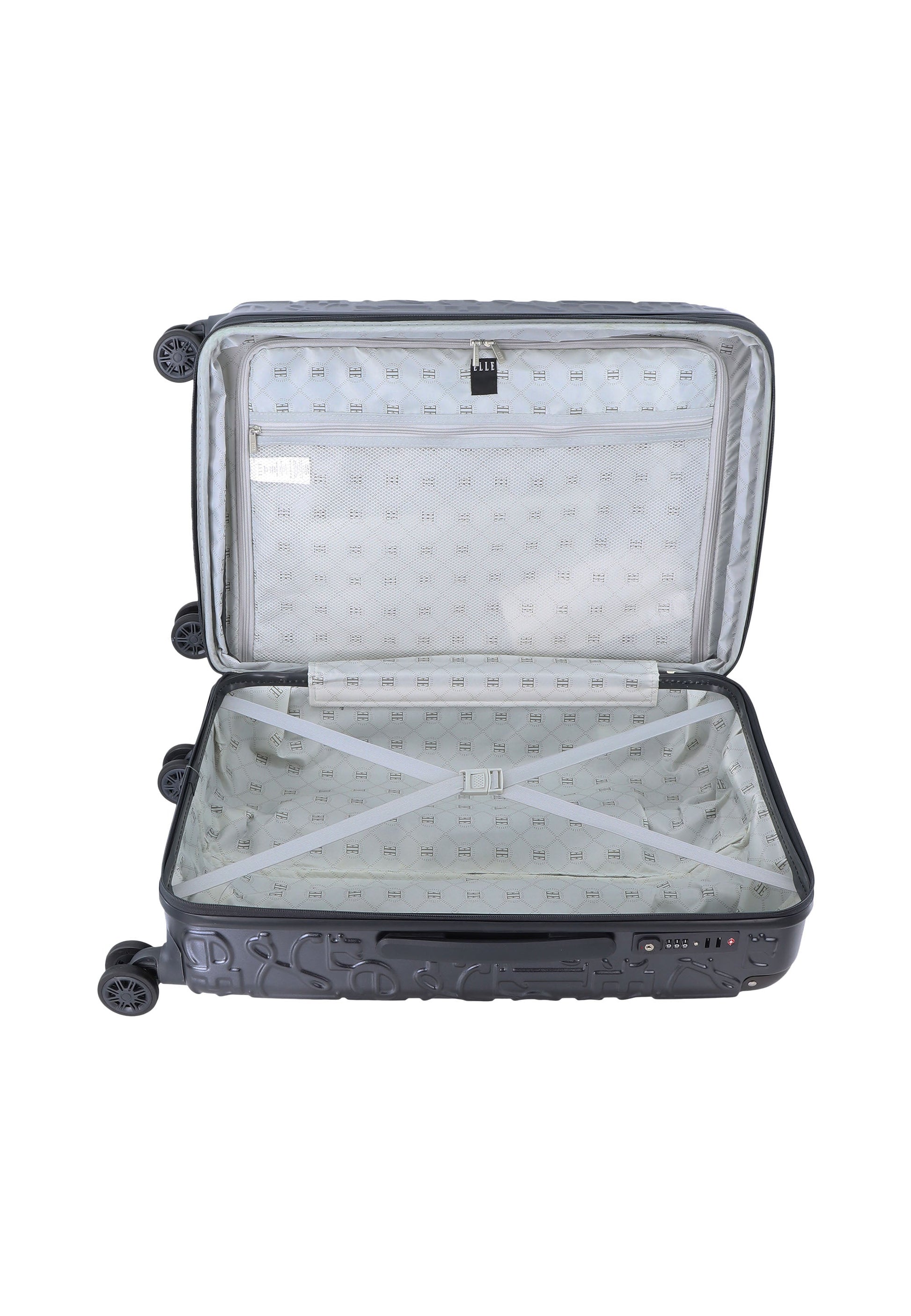 ELLE Alors Hartschalenkoffer / Trolley / Reisekoffer (Medium) - Anthrazit