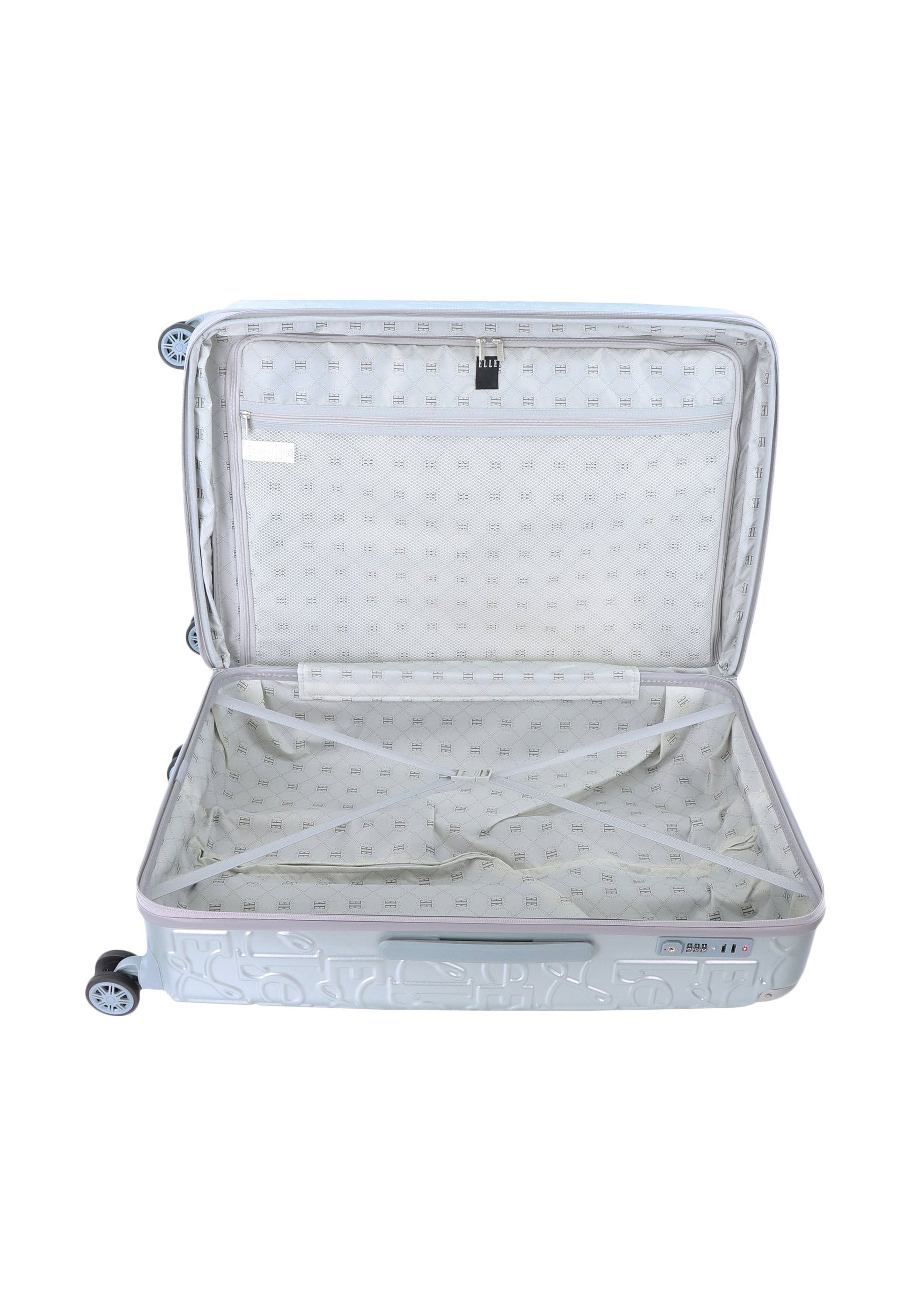 ELLE Alors Hartschalenkoffer / Trolley / Reisekoffer (Large) - Silber