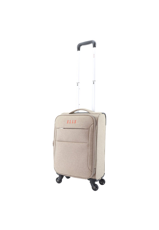 ELLE Pledge Handgepäck Weichschalenkoffer / Trolley / Reisekoffer (Small) Beige