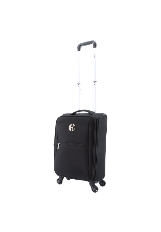 ELLE Mode Handgepäck Weichschalenkoffer / Trolley / Reisekoffer (Small) Schwarz