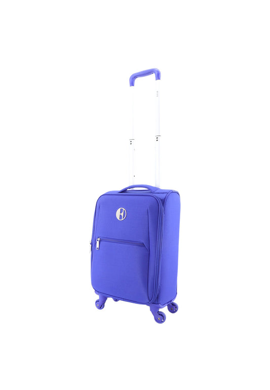 ELLE Mode Handgepäck Weichschalenkoffer / Trolley / Reisekoffer (Small) Blau