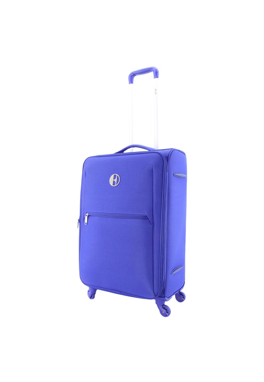 ELLE Mode Weichschalenkoffer / Trolley / Reisekoffer (Medium) Blau