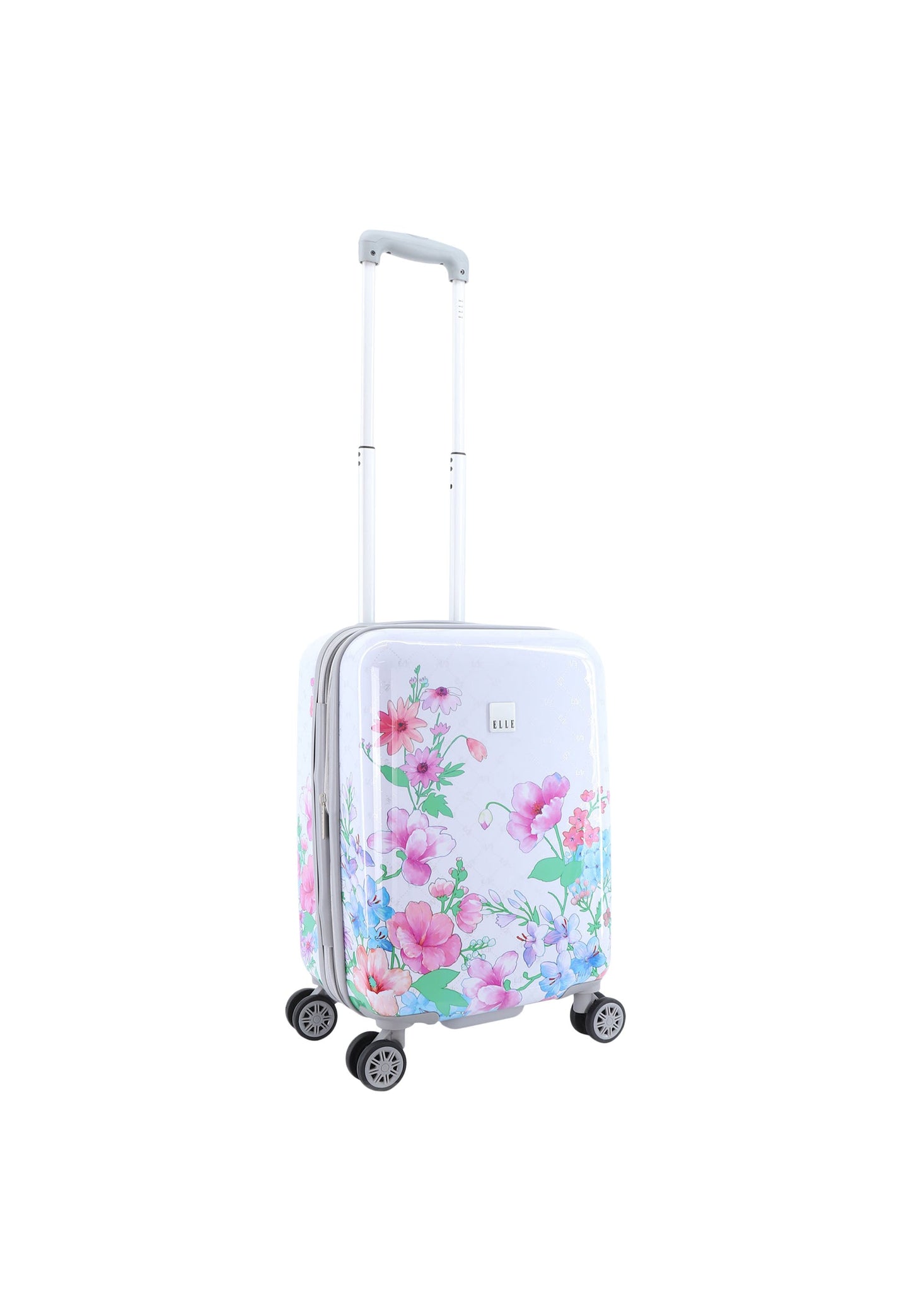 ELLE Bouquet Handgepäck Hartschalenkoffer / Trolley / Reisekoffer (Small) Weiß