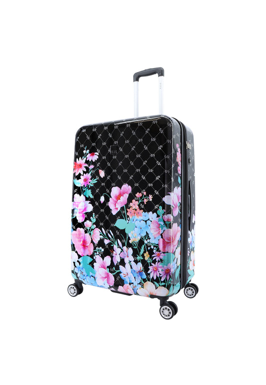 ELLE Bouquet Hartschalenkoffer / Trolley / Reisekoffer (Large) Schwarz