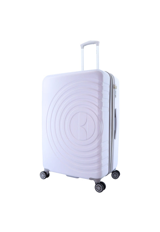 ELLE Debossed Hartschalenkoffer / Trolley / Reisekoffer (Large) Lila