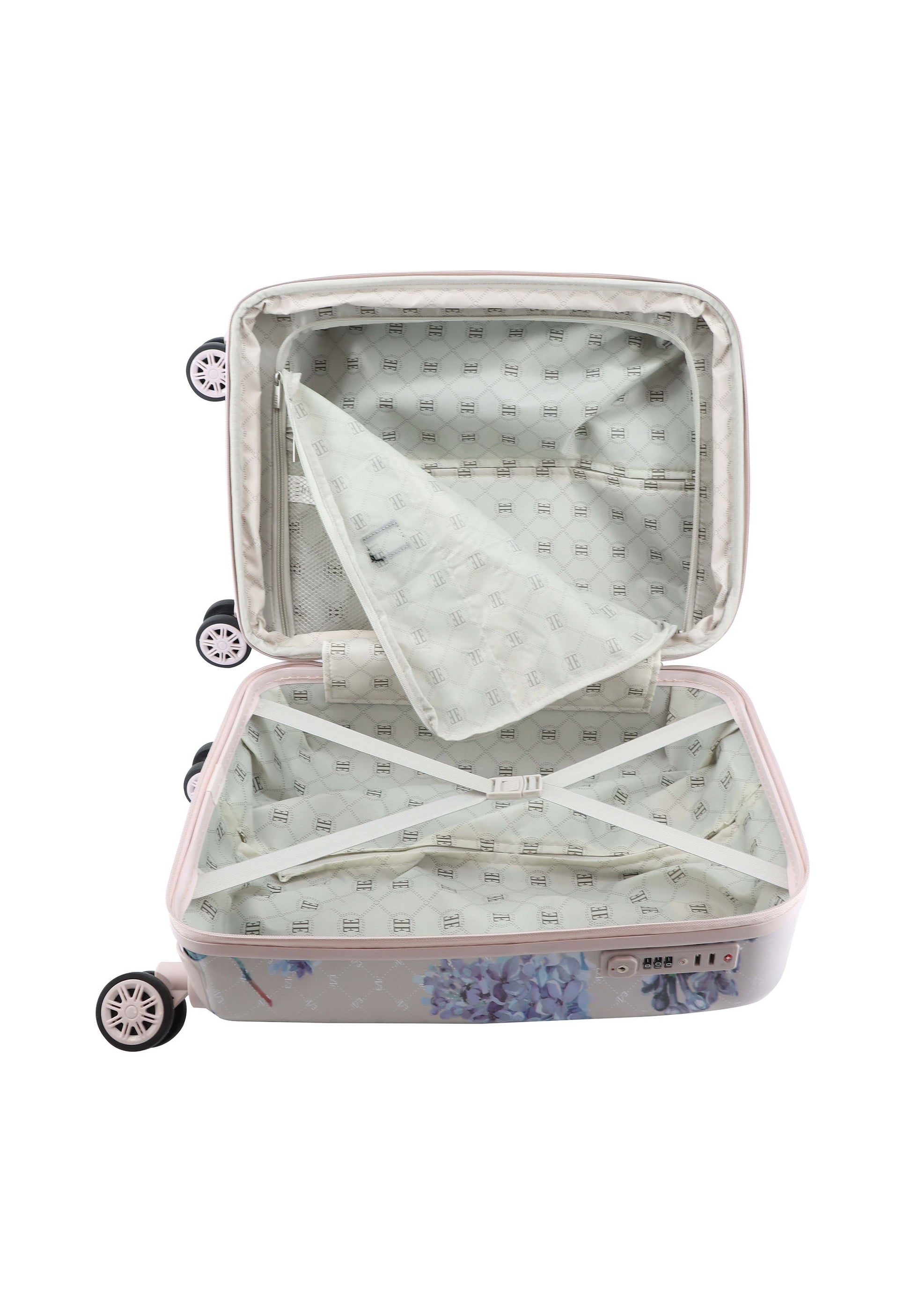 ELLE Floret Handgepäck Hartschalenkoffer / Trolley / Reisekoffer (Small) Lilac