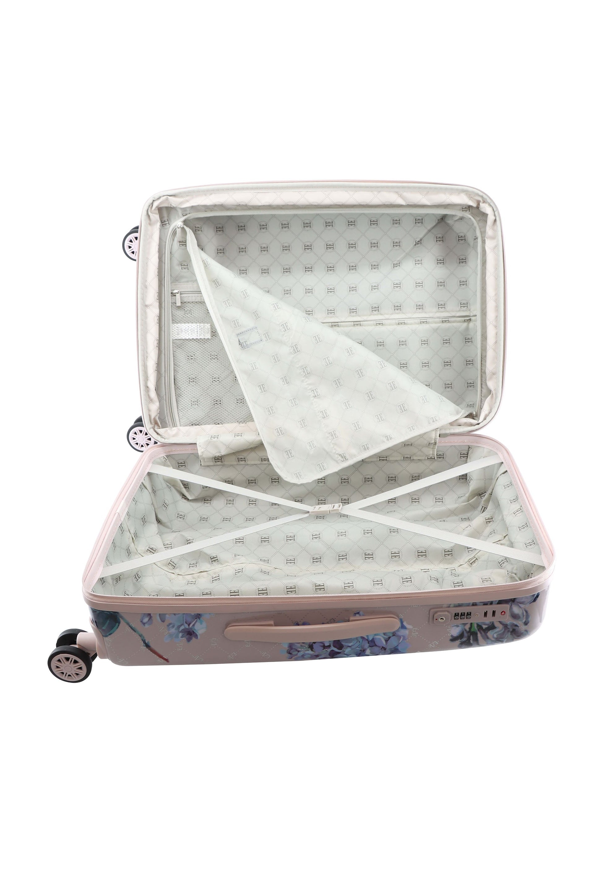 ELLE Floret Hartschalenkoffer / Trolley / Reisekoffer (Medium) Lilac