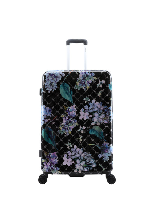 ELLE Floret Hartschalenkoffer / Trolley / Reisekoffer (Large) Schwarz