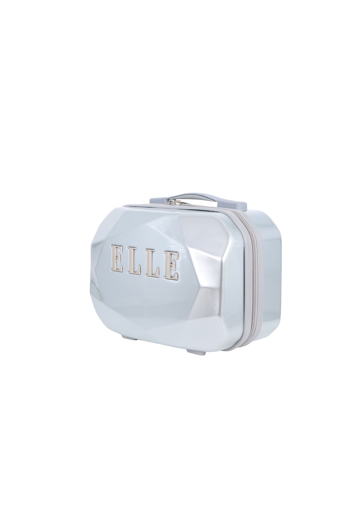 ELLE Diamond Toilettentasche / Kosmetiktasche Silber