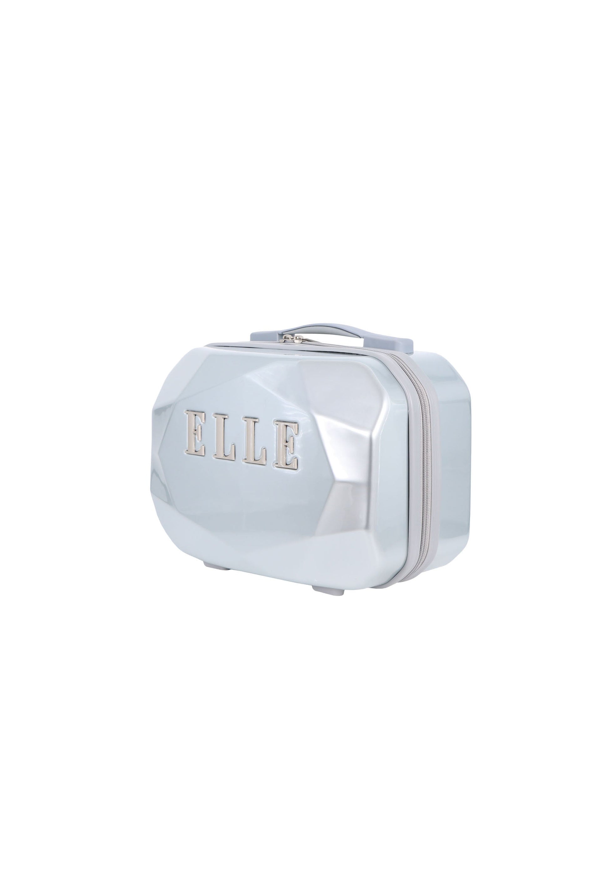 ELLE Diamond Toilettentasche / Kosmetiktasche Silber