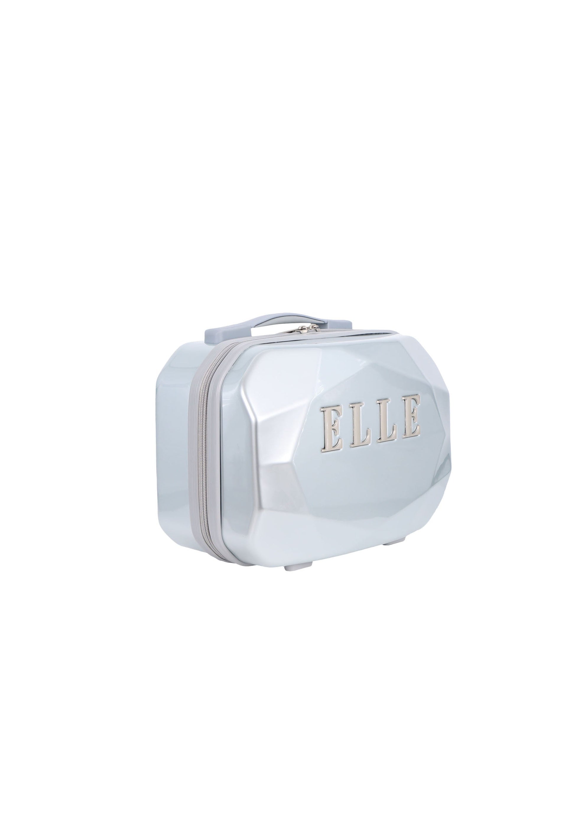 ELLE Diamond Toilettentasche / Kosmetiktasche Silber