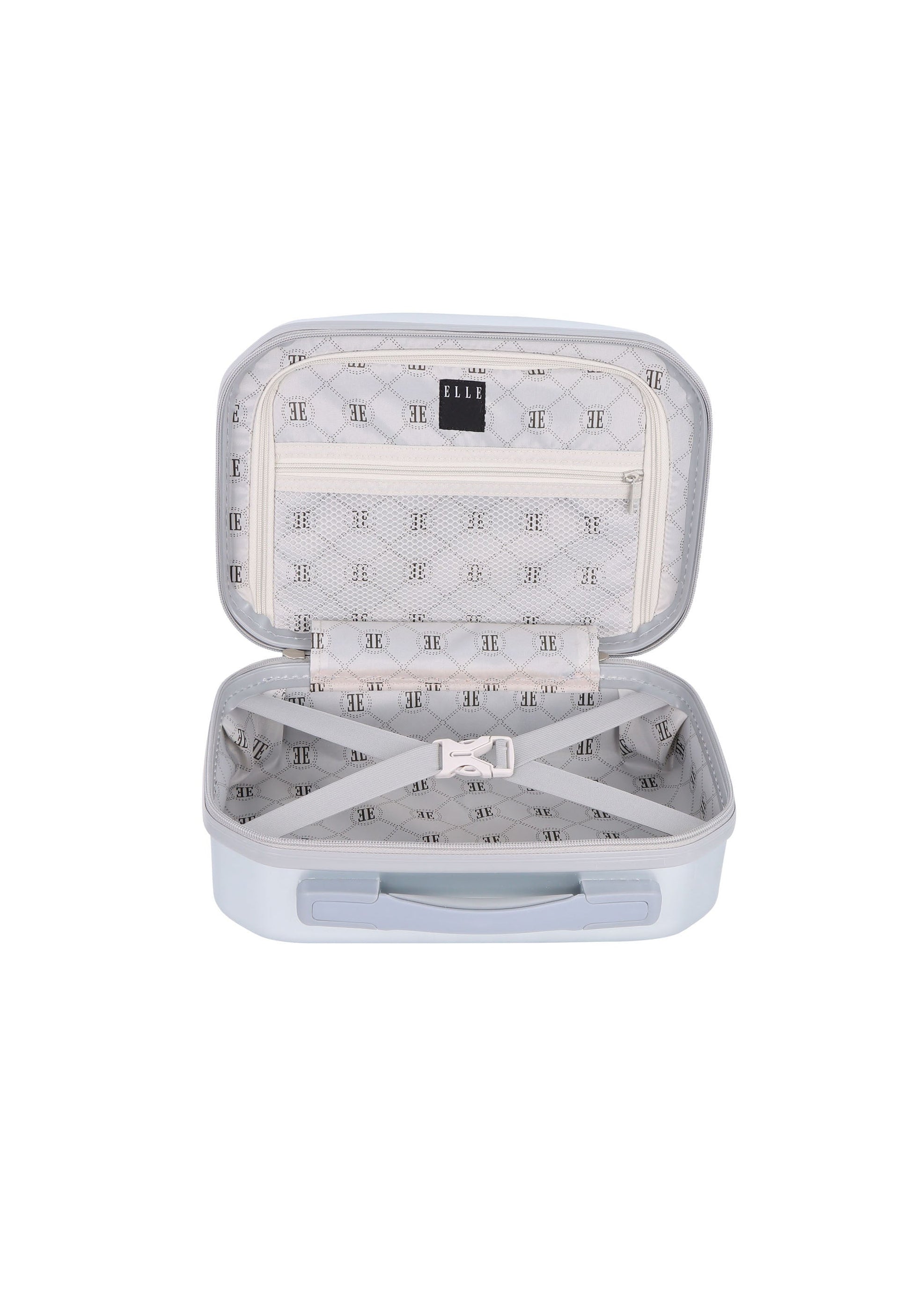 ELLE Diamond Toilettentasche / Kosmetiktasche Silber