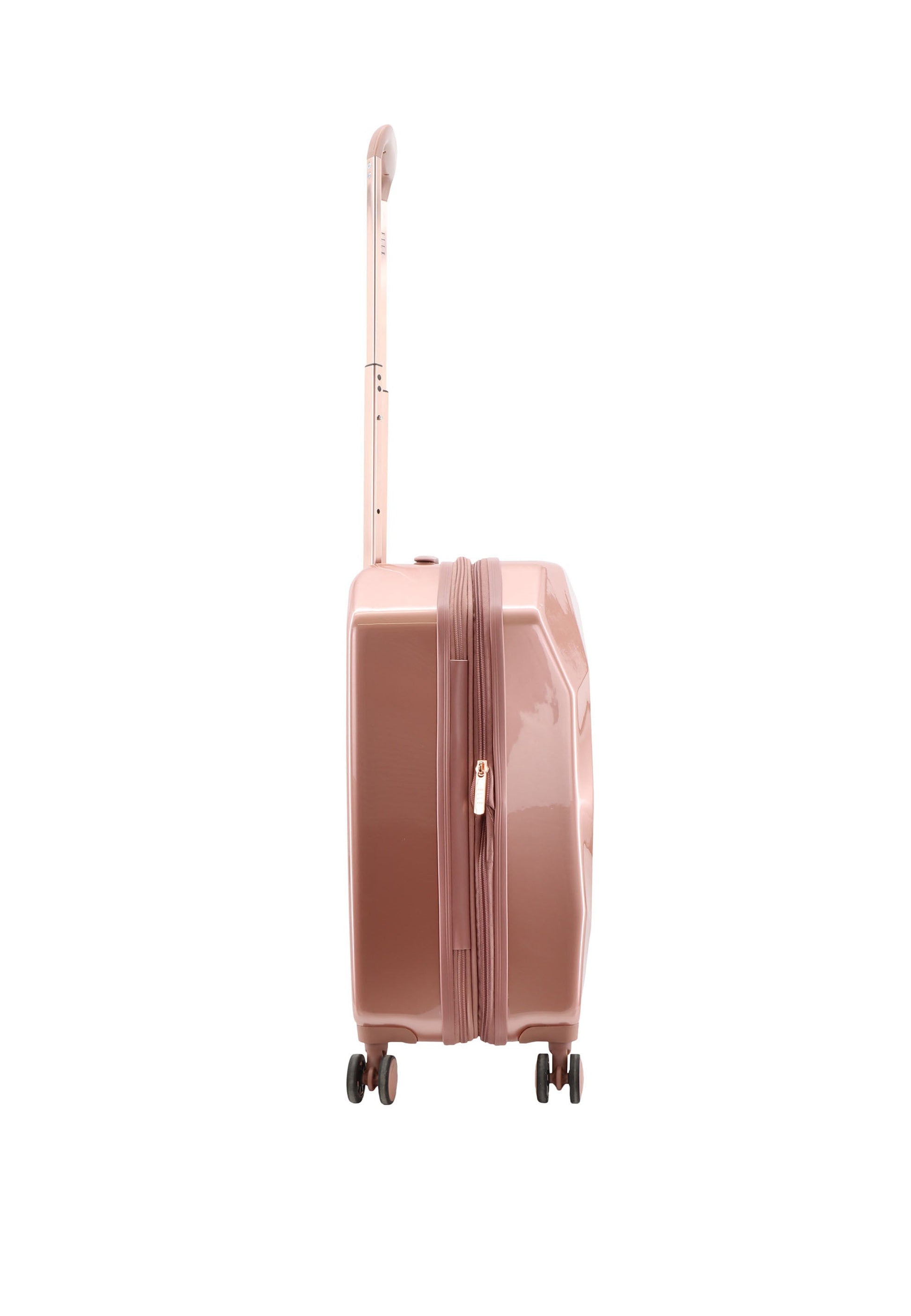 ELLE Diamond Handgepäck Hartschalenkoffer / Trolley / Reisekoffer (Small) Roségold