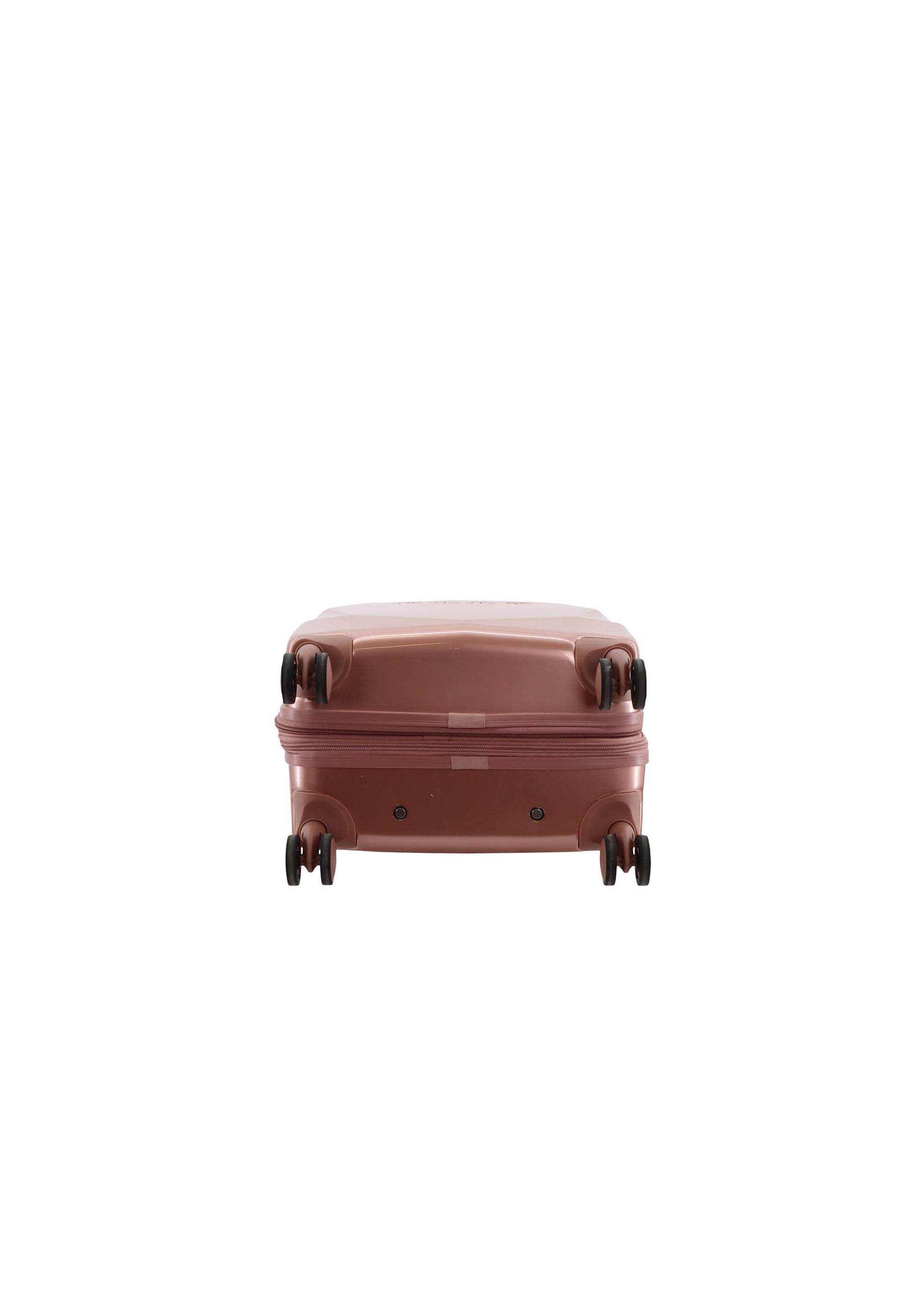 ELLE Diamond Handgepäck Hartschalenkoffer / Trolley / Reisekoffer (Small) Roségold