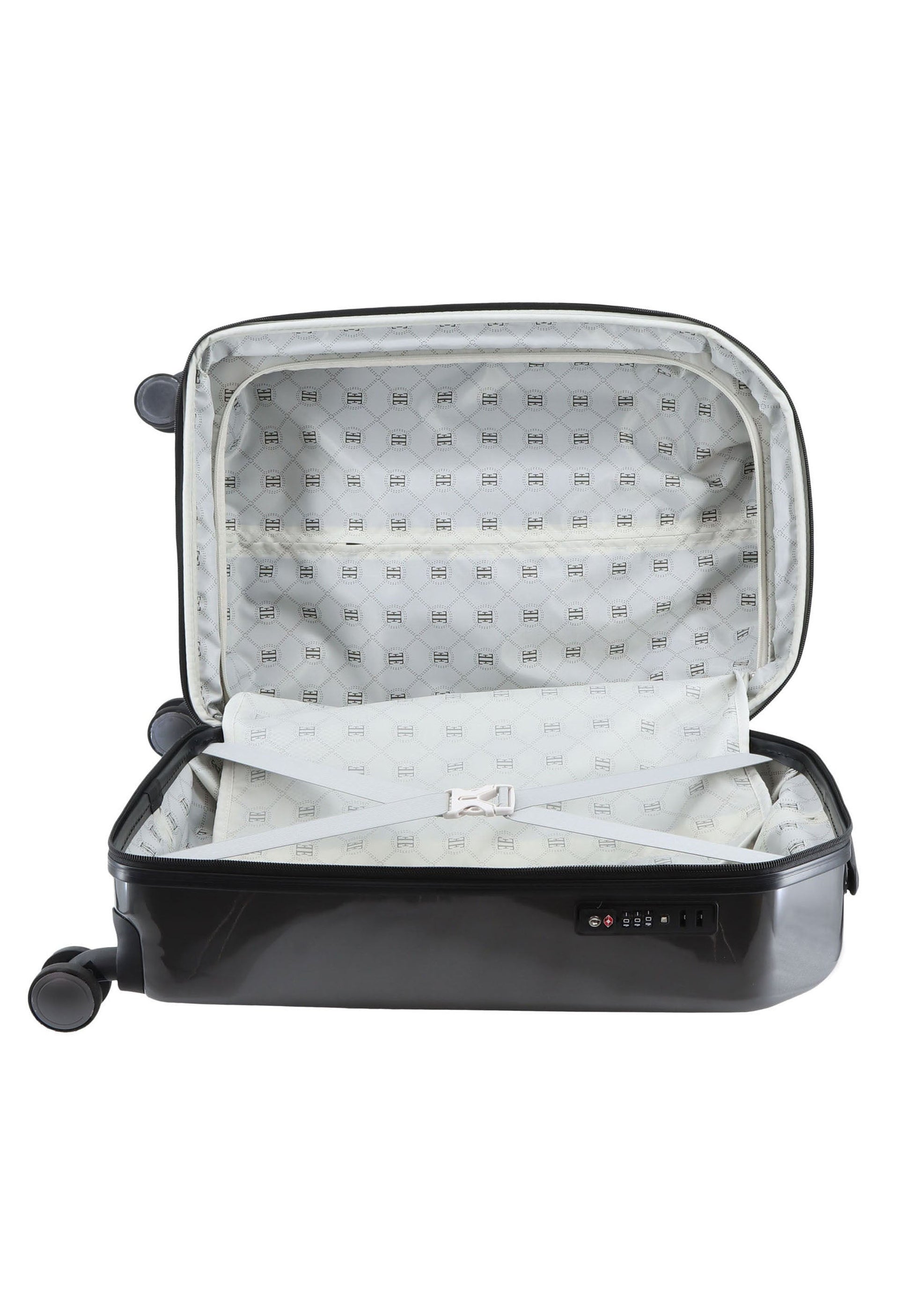 ELLE Diamond Handgepäck Hartschalenkoffer / Trolley / Reisekoffer (Small) Anthrazit