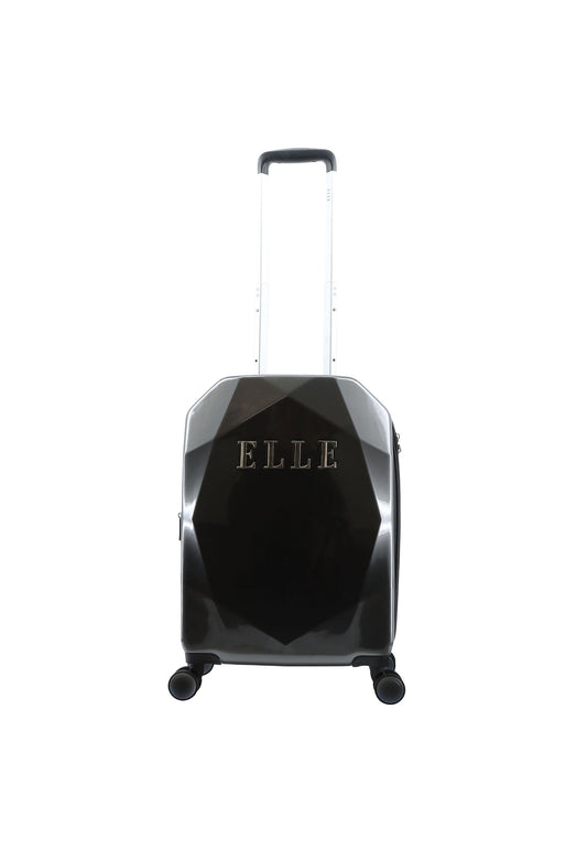 ELLE Diamond Handgepäck Hartschalenkoffer / Trolley / Reisekoffer (Small) Anthrazit