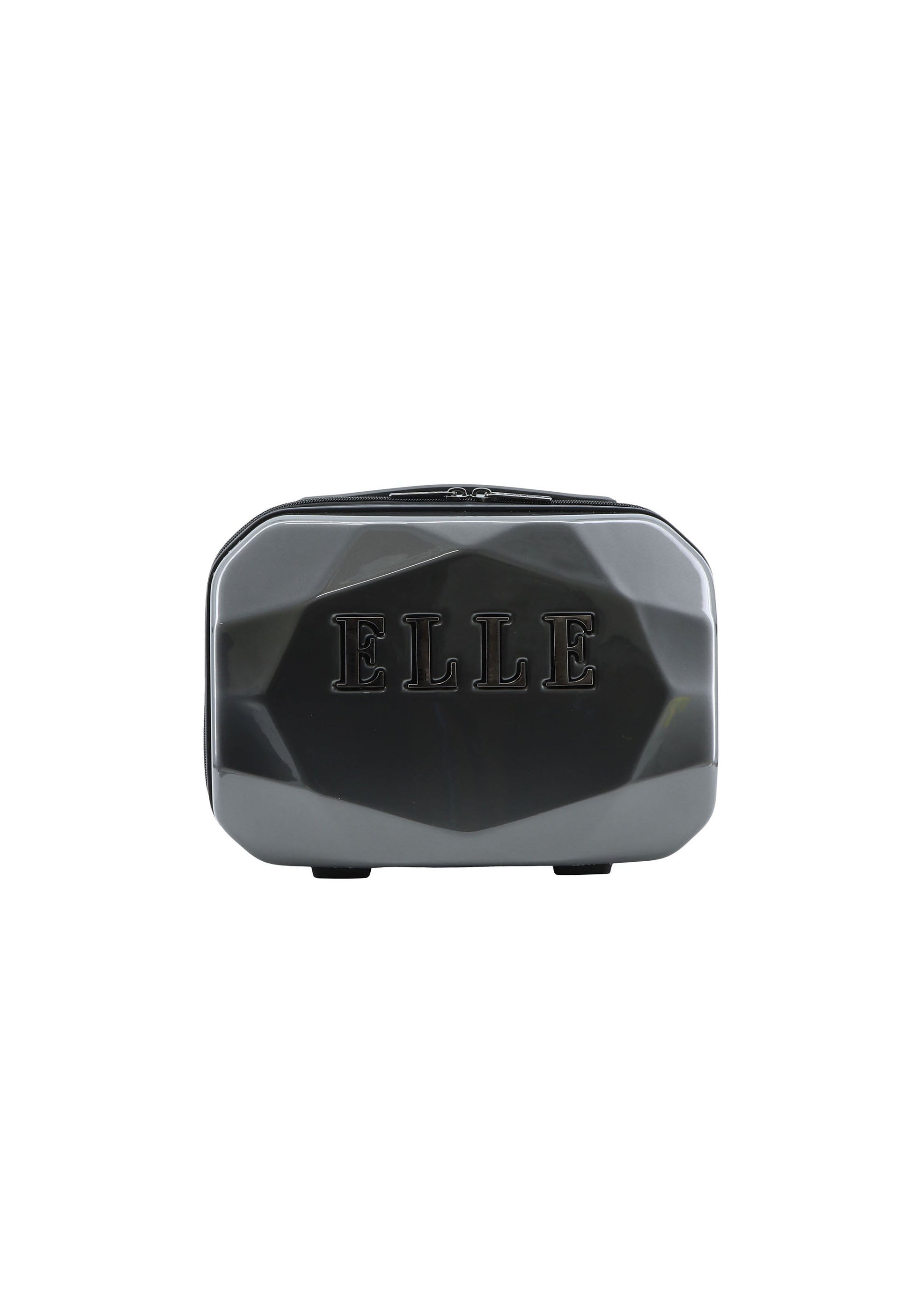 ELLE Diamond Toilettentasche / Kosmetiktasche Anthrazit