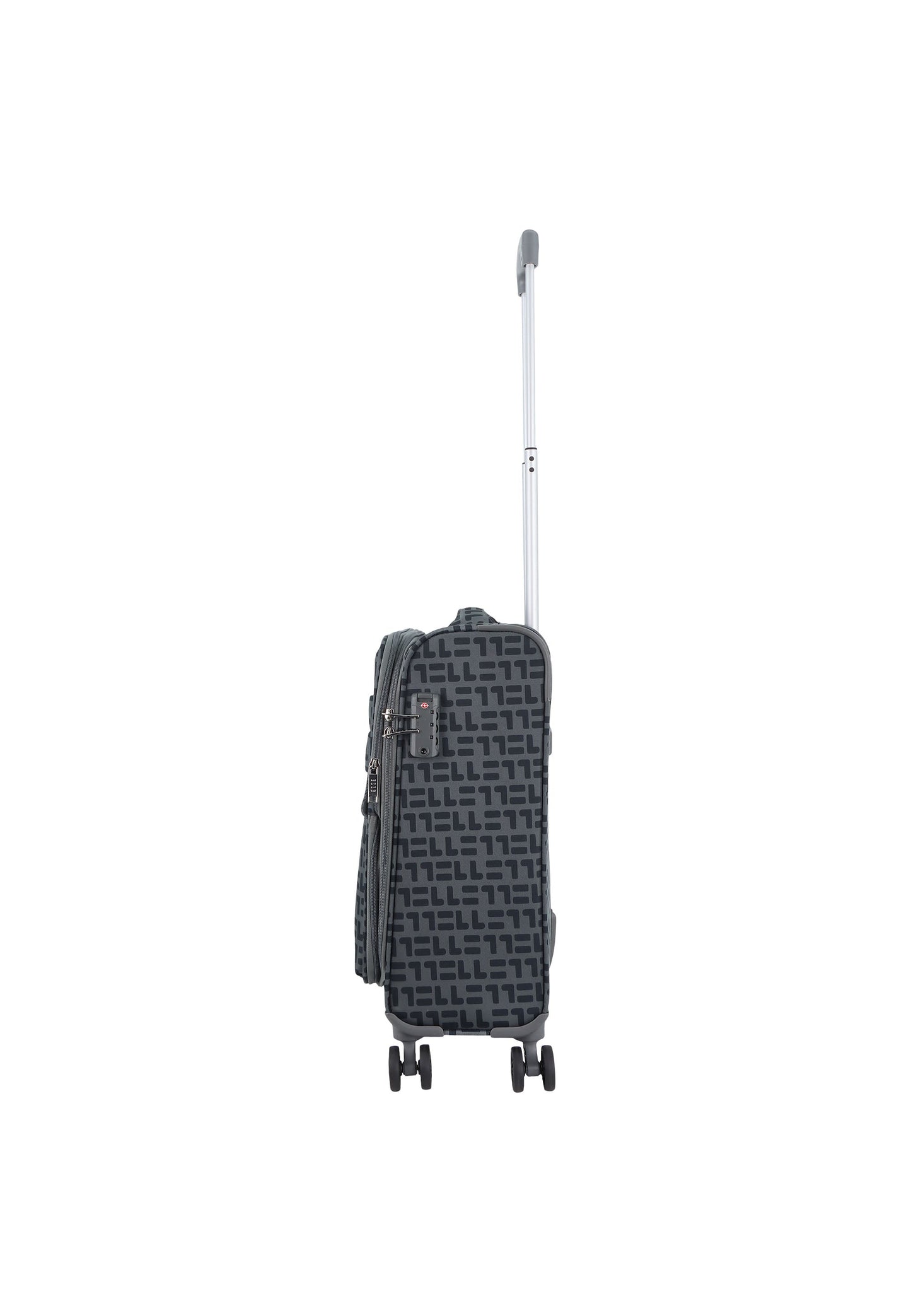 ELLE Couture Handgepäck Weichschalenkoffer / Trolley / Reisekoffer (Small) Grau