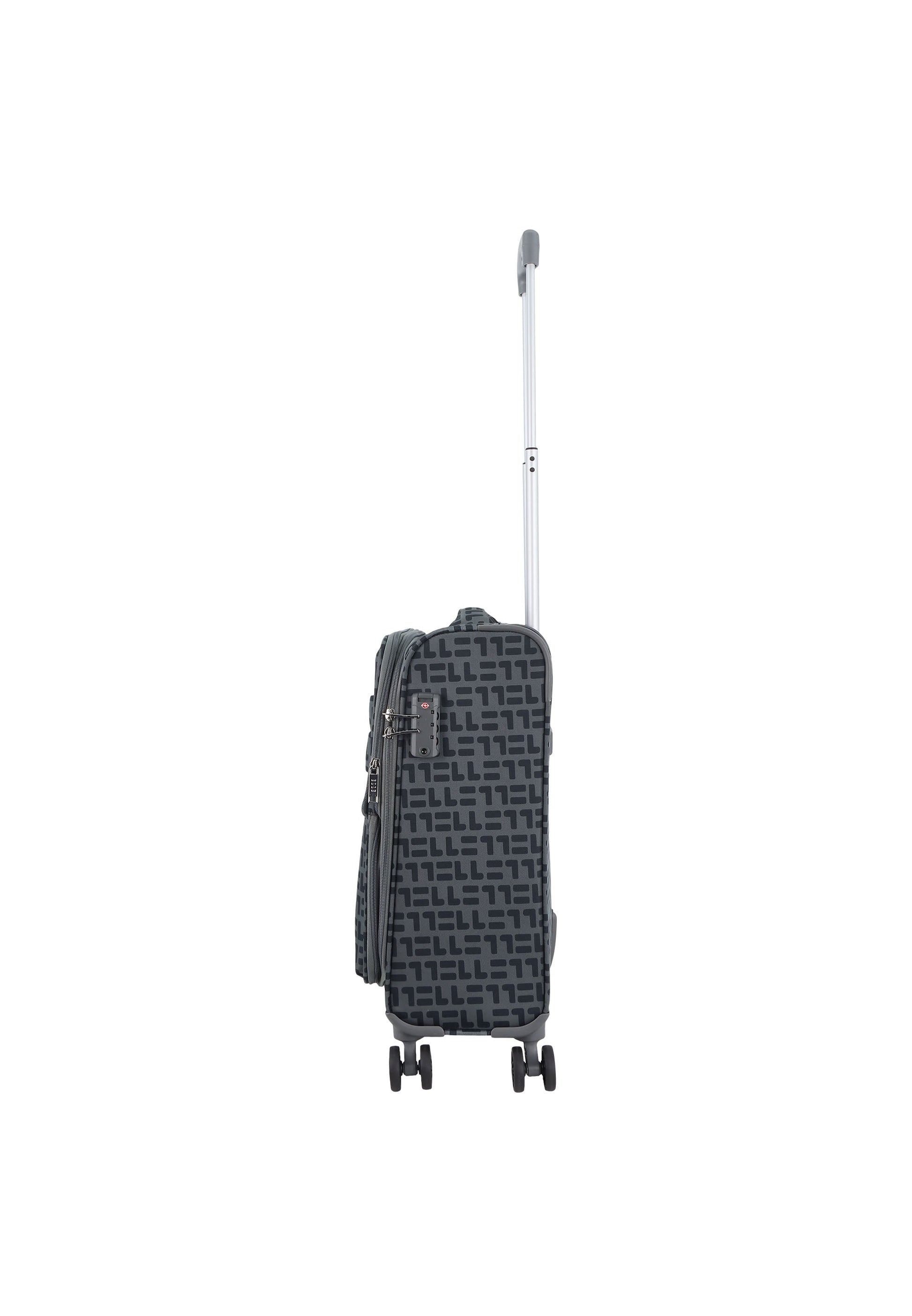 ELLE Couture Handgepäck Weichschalenkoffer / Trolley / Reisekoffer (Small) Grau