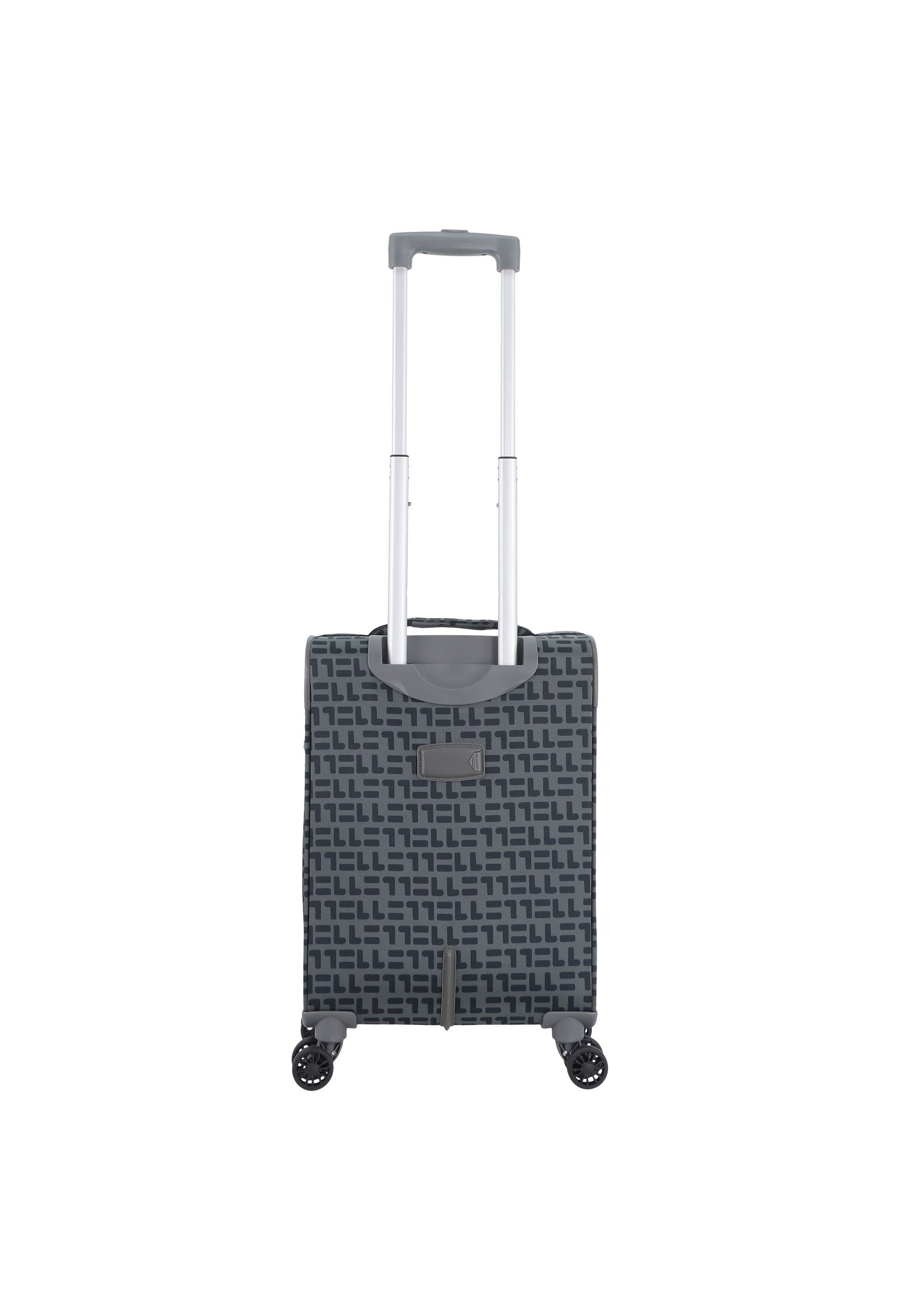 ELLE Couture Handgepäck Weichschalenkoffer / Trolley / Reisekoffer (Small) Grau