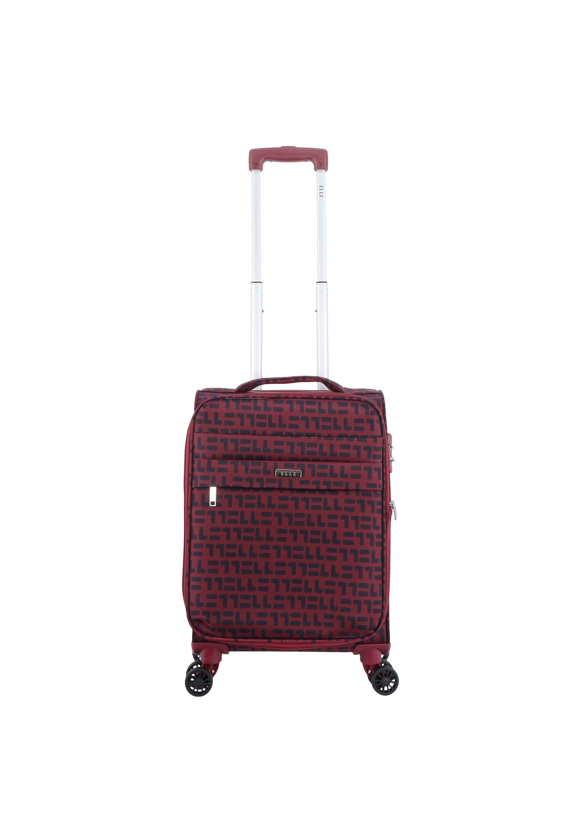 ELLE Couture Handgepäck Weichschalenkoffer / Trolley / Reisekoffer (Small) Rot