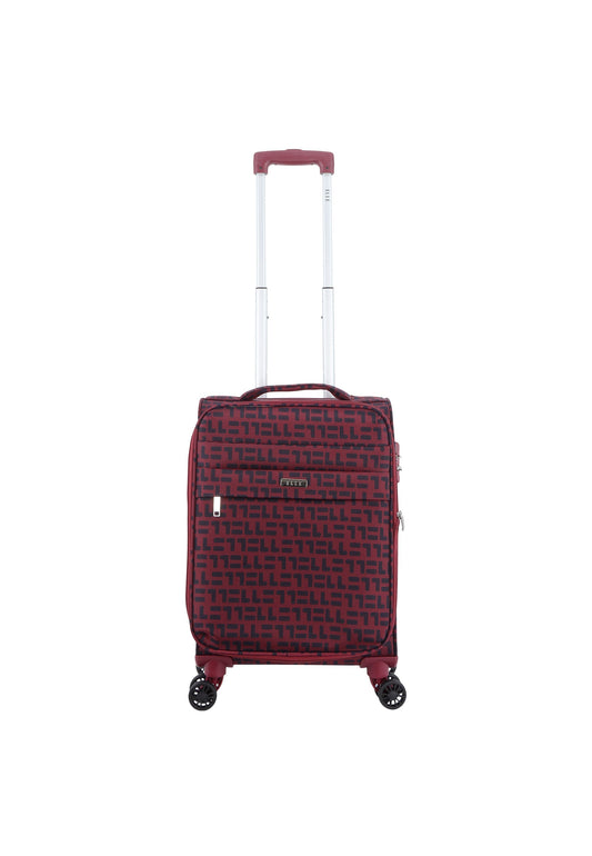 ELLE Couture Handgepäck Weichschalenkoffer / Trolley / Reisekoffer (Small) Rot