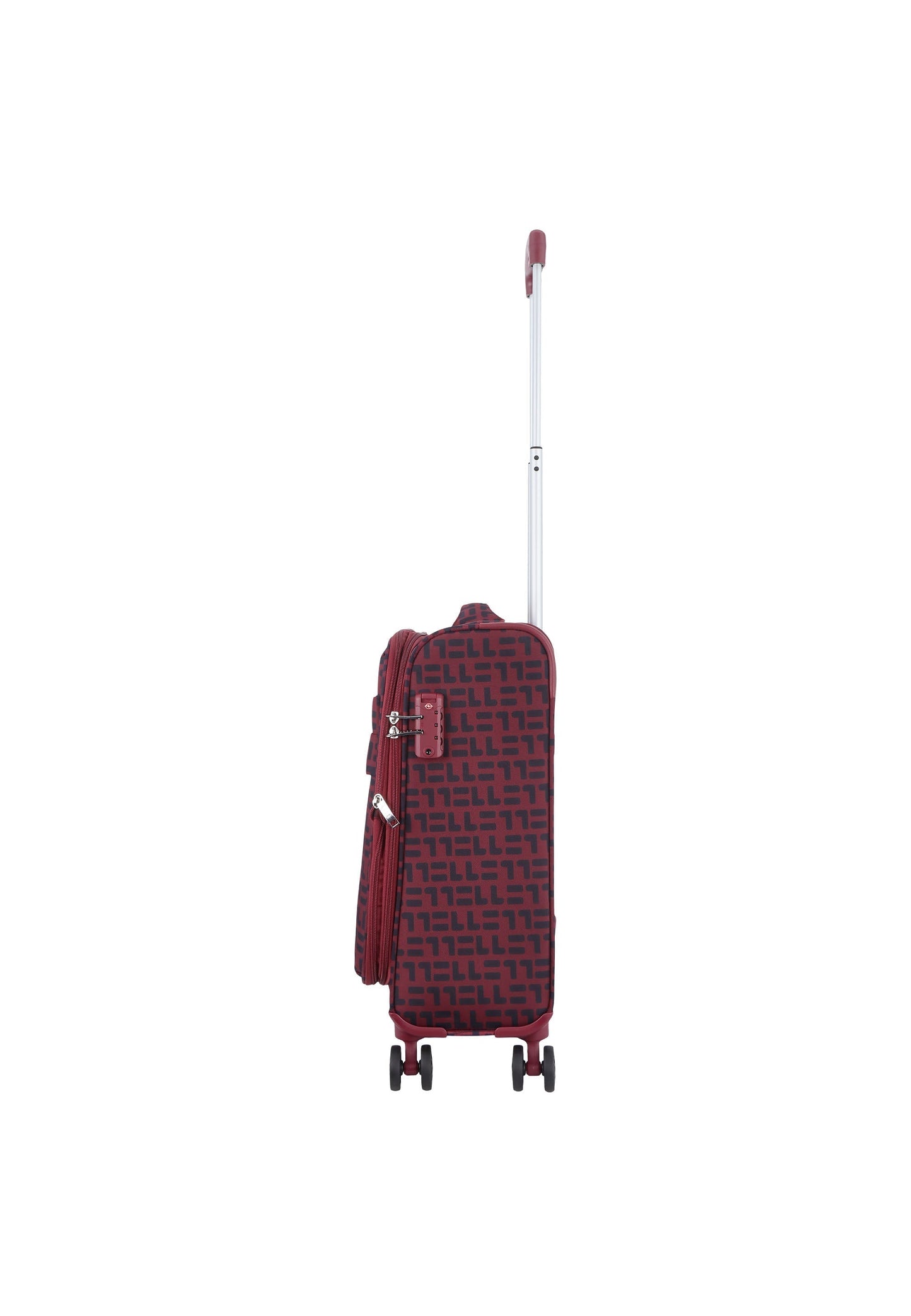 ELLE Couture Handgepäck Weichschalenkoffer / Trolley / Reisekoffer (Small) Rot