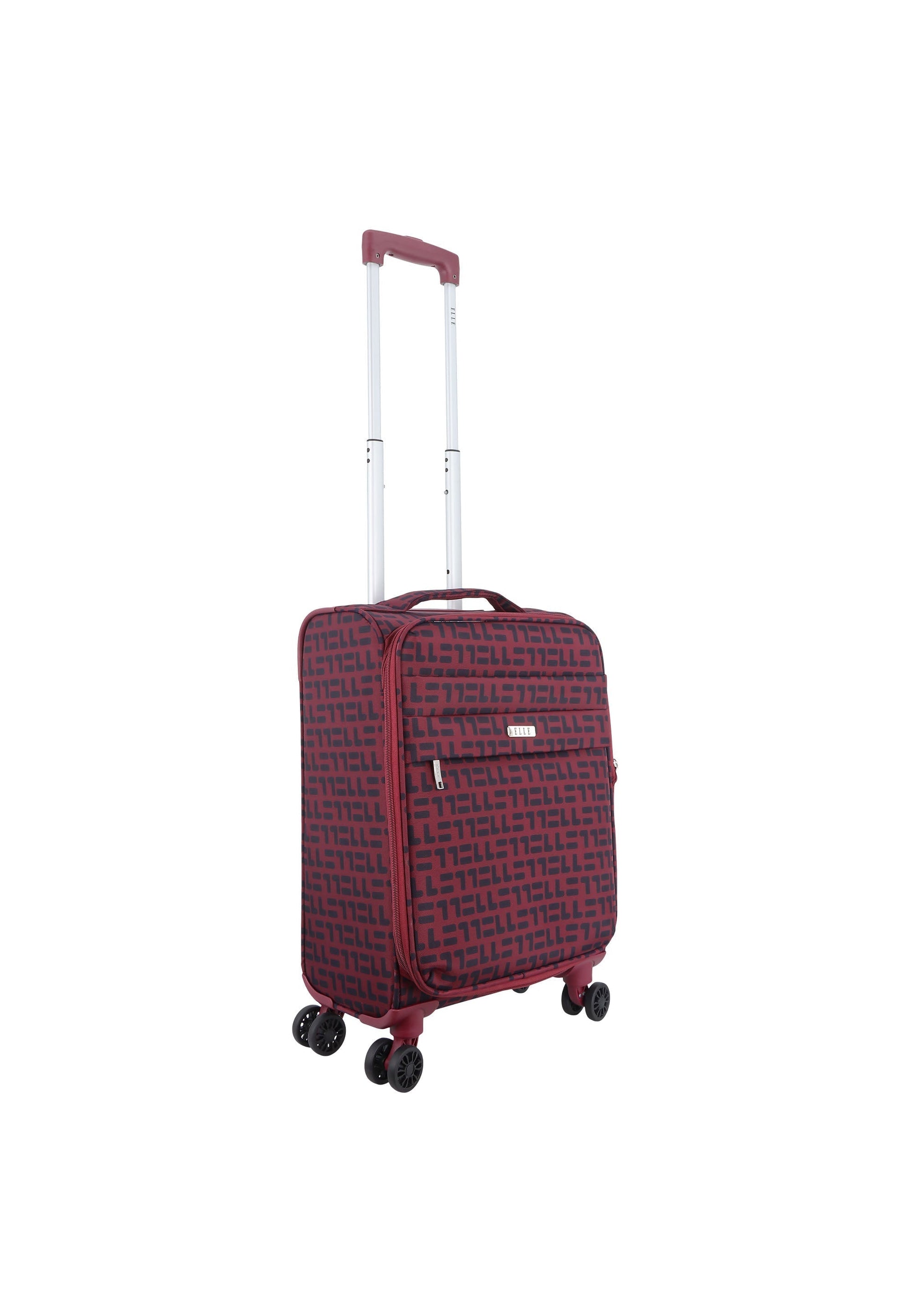 ELLE Couture Handgepäck Weichschalenkoffer / Trolley / Reisekoffer (Small) Rot