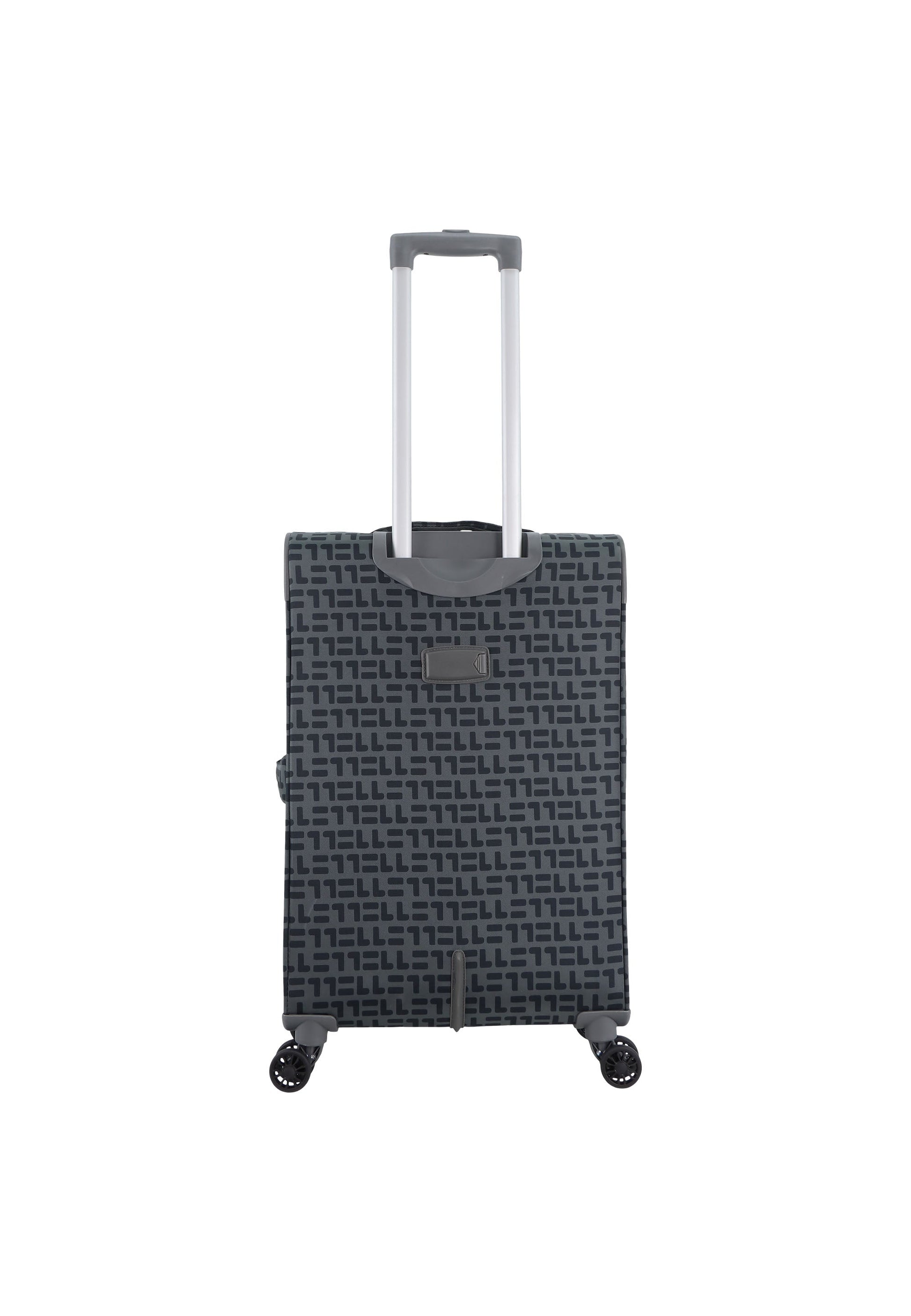 ELLE Couture Weichschalenkoffer / Trolley / Reisekoffer (Medium) Grau