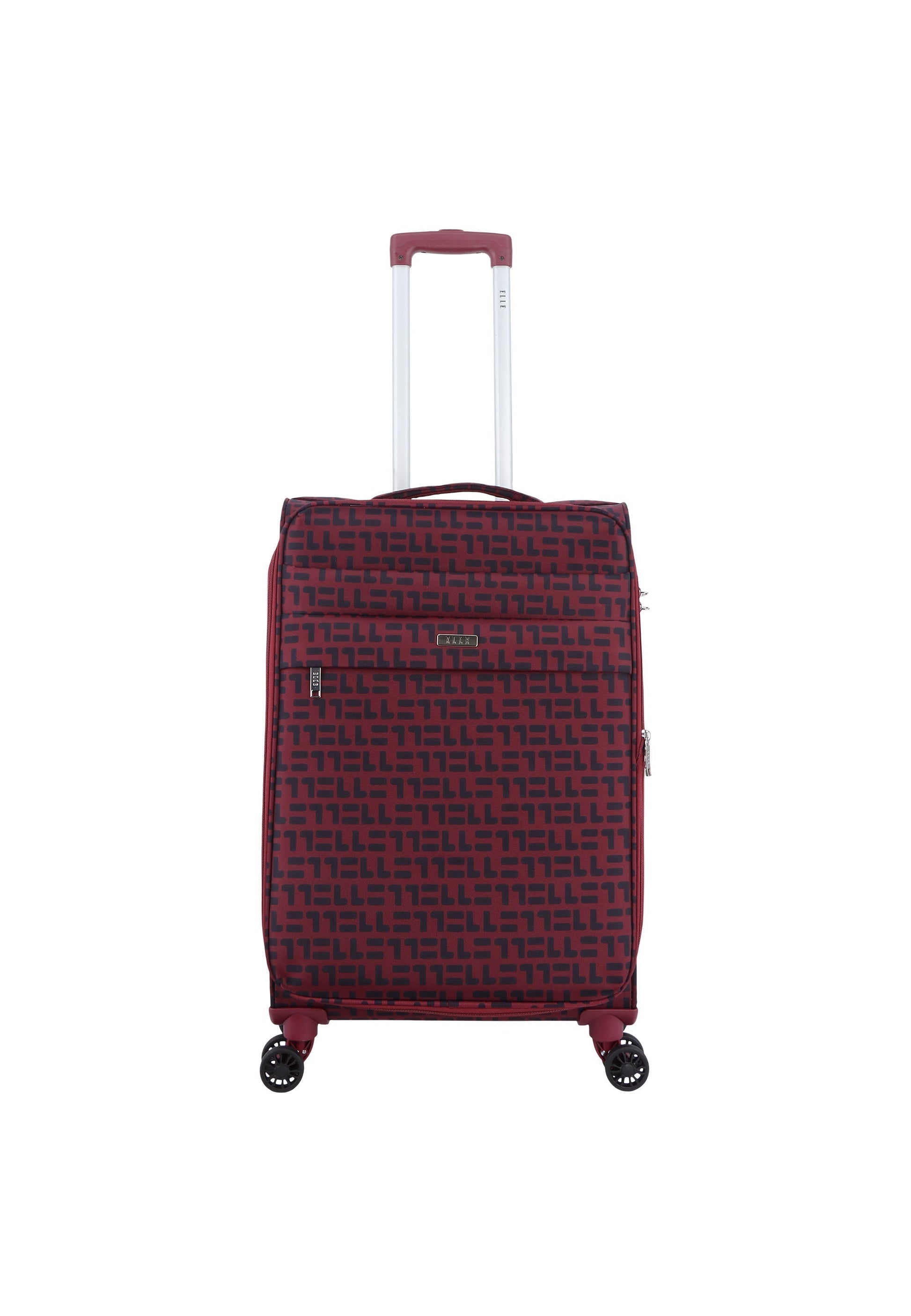 ELLE Couture Weichschalenkoffer / Trolley / Reisekoffer (Medium) Rot